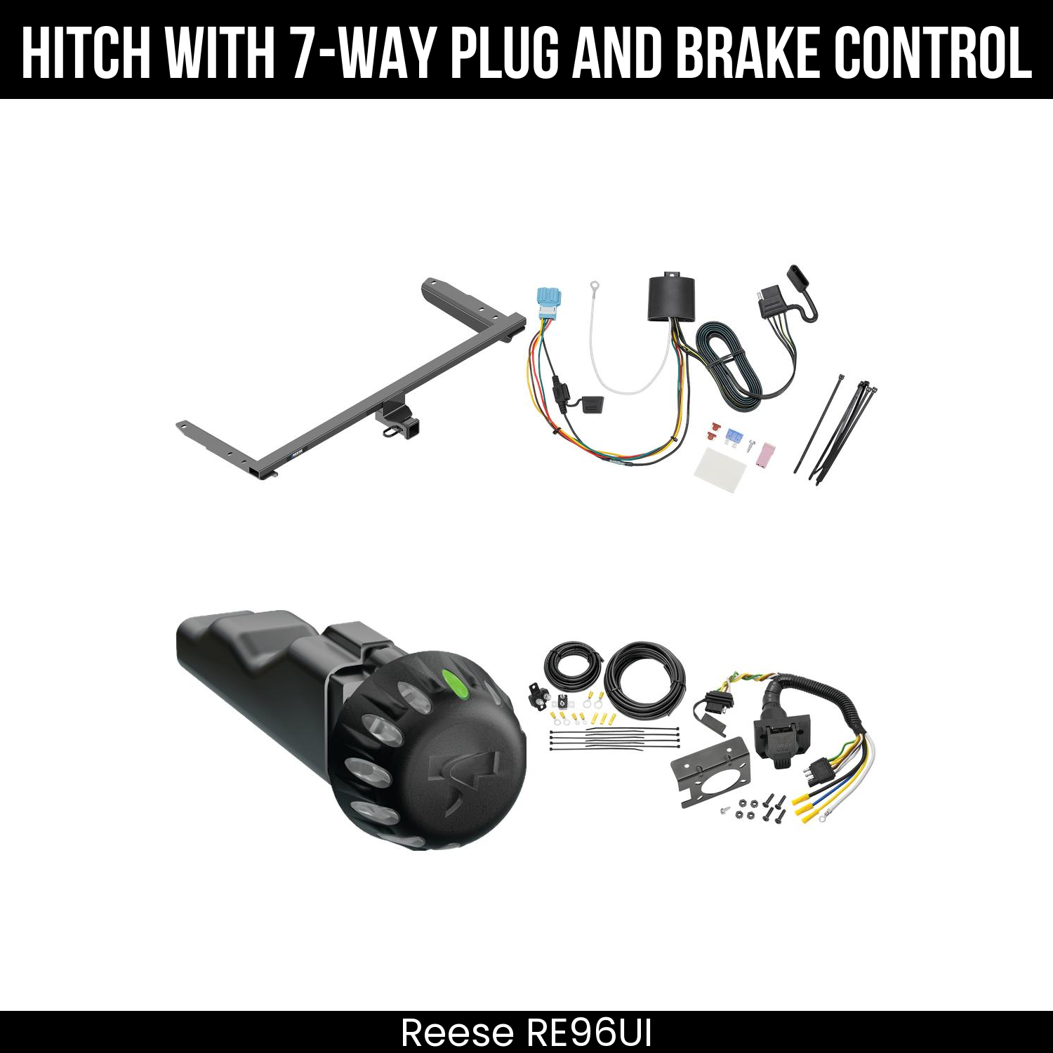 Trailer Hitch , 7-Way , Tekonsha Voyager iD Smart Brake Control