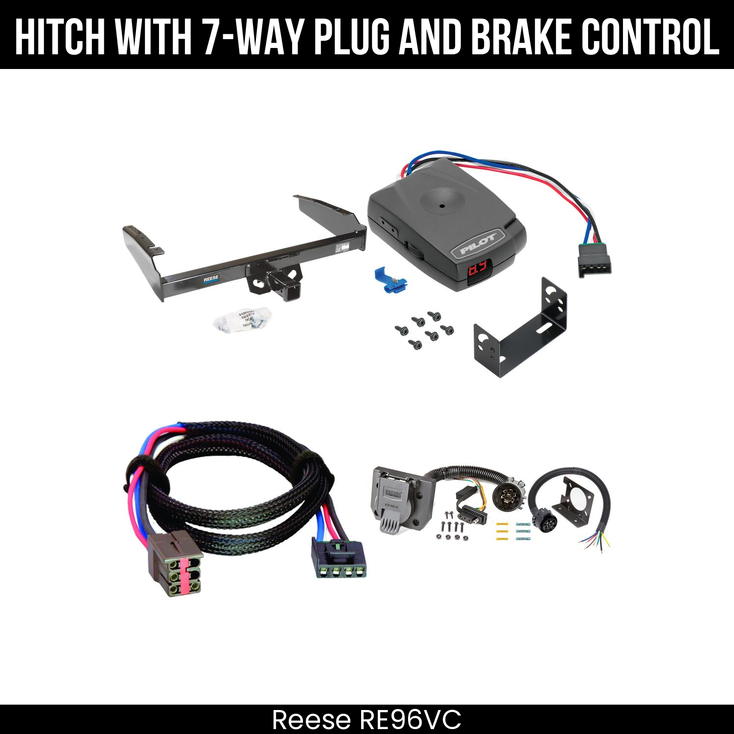 Trailer Hitch , 7-Way , Pro Series Pilot Brake Control