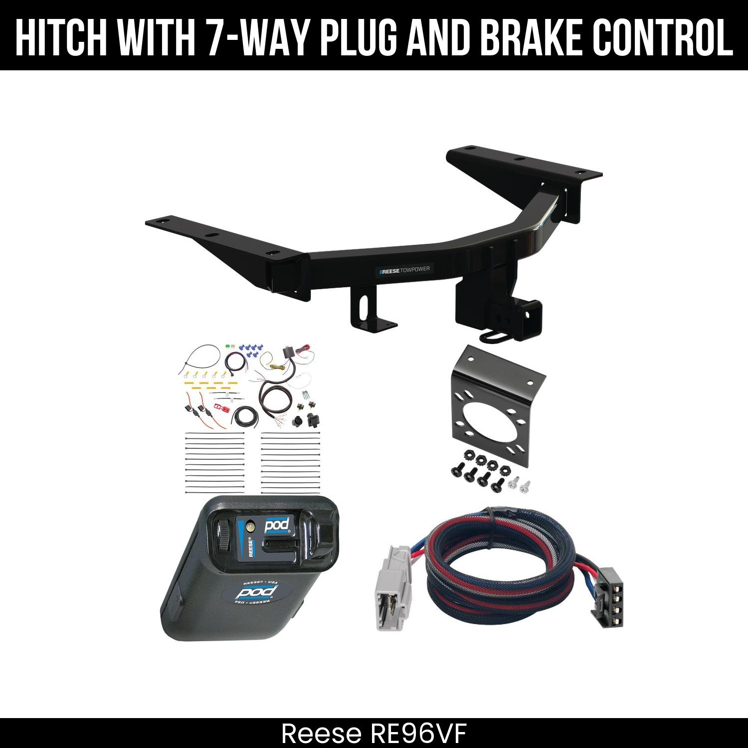 Trailer Hitch , 7-Way , Reese POD Brake Control