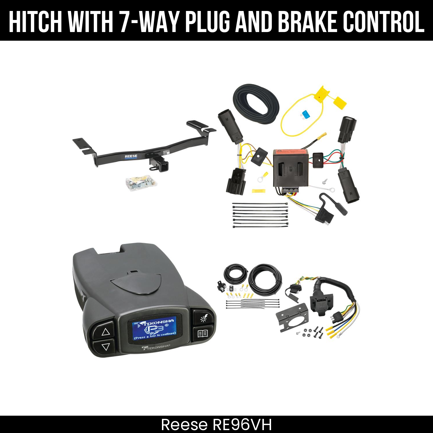 Trailer Hitch , 7-Way , Tekonsha Prodigy P3 Brake Control