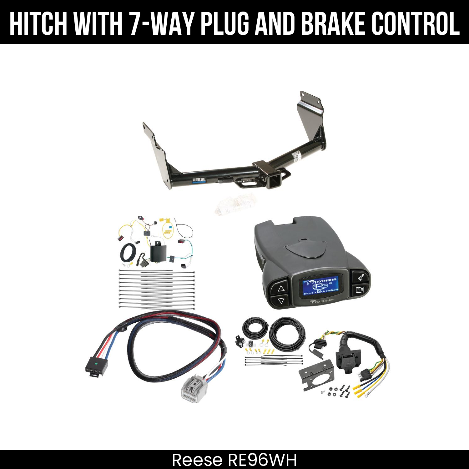 Trailer Hitch , 7-Way , Tekonsha Prodigy P3 Brake Control