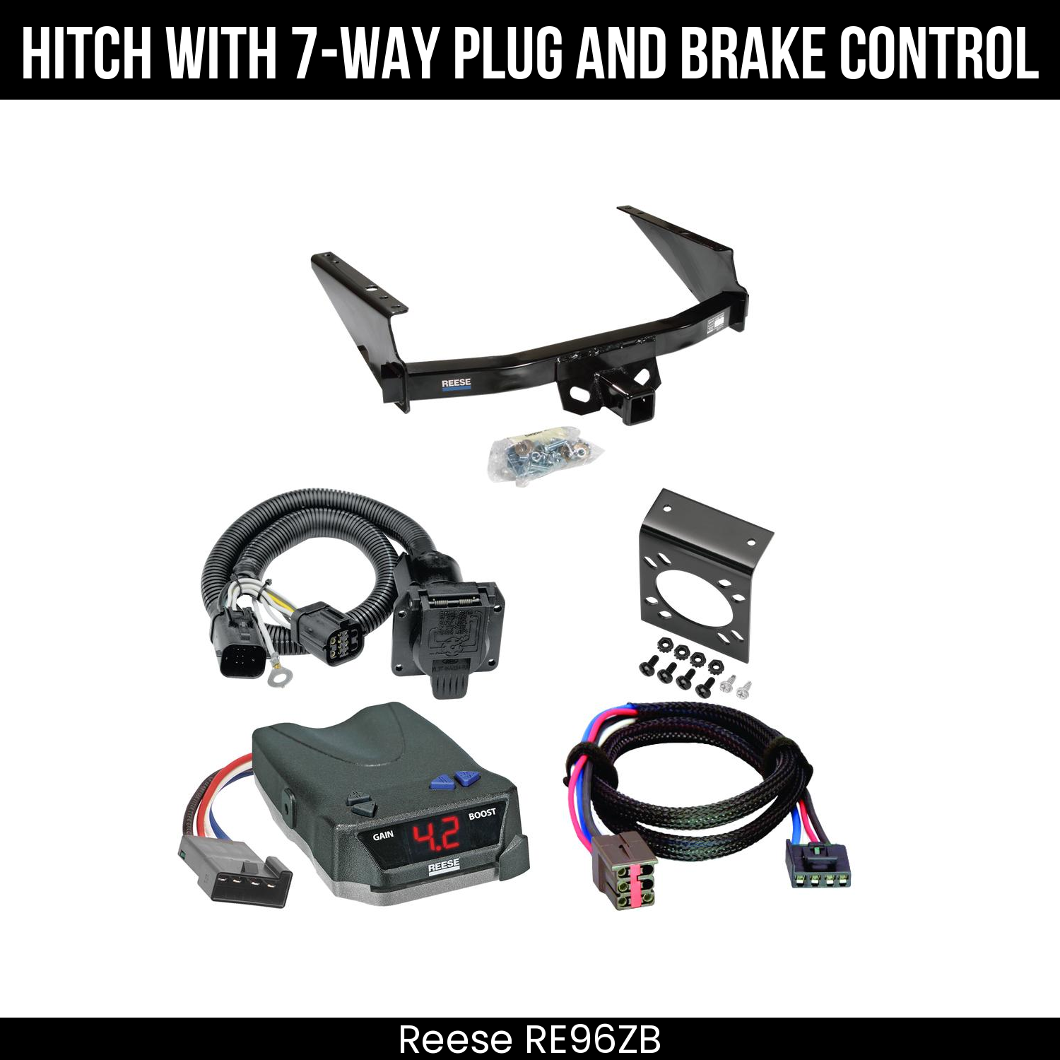 Trailer Hitch , 7-Way , Reese Brake EVN Control