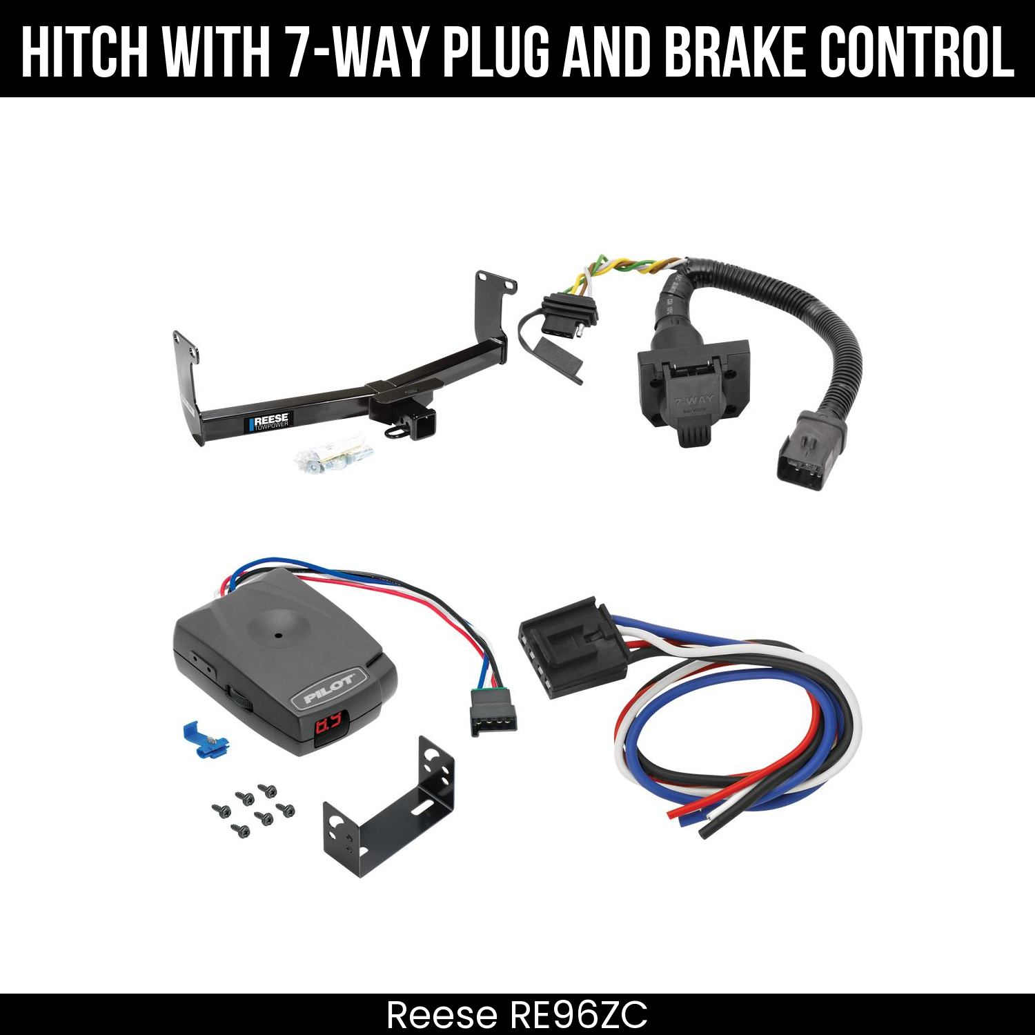 Trailer Hitch , 7-Way , Pro Series Pilot Brake Control