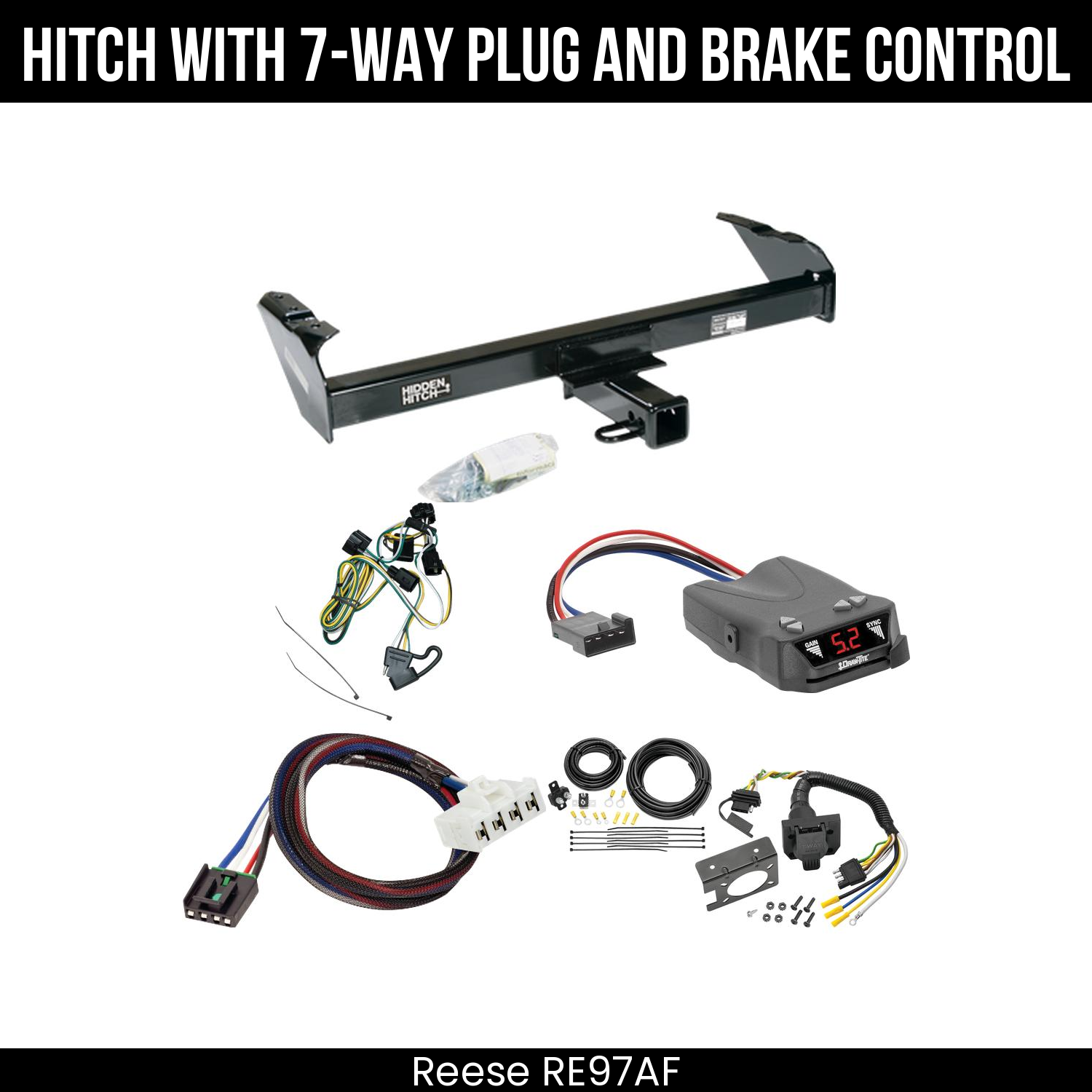 Trailer Hitch , 7-Way , Draw-Tite Activator IV Brake Control