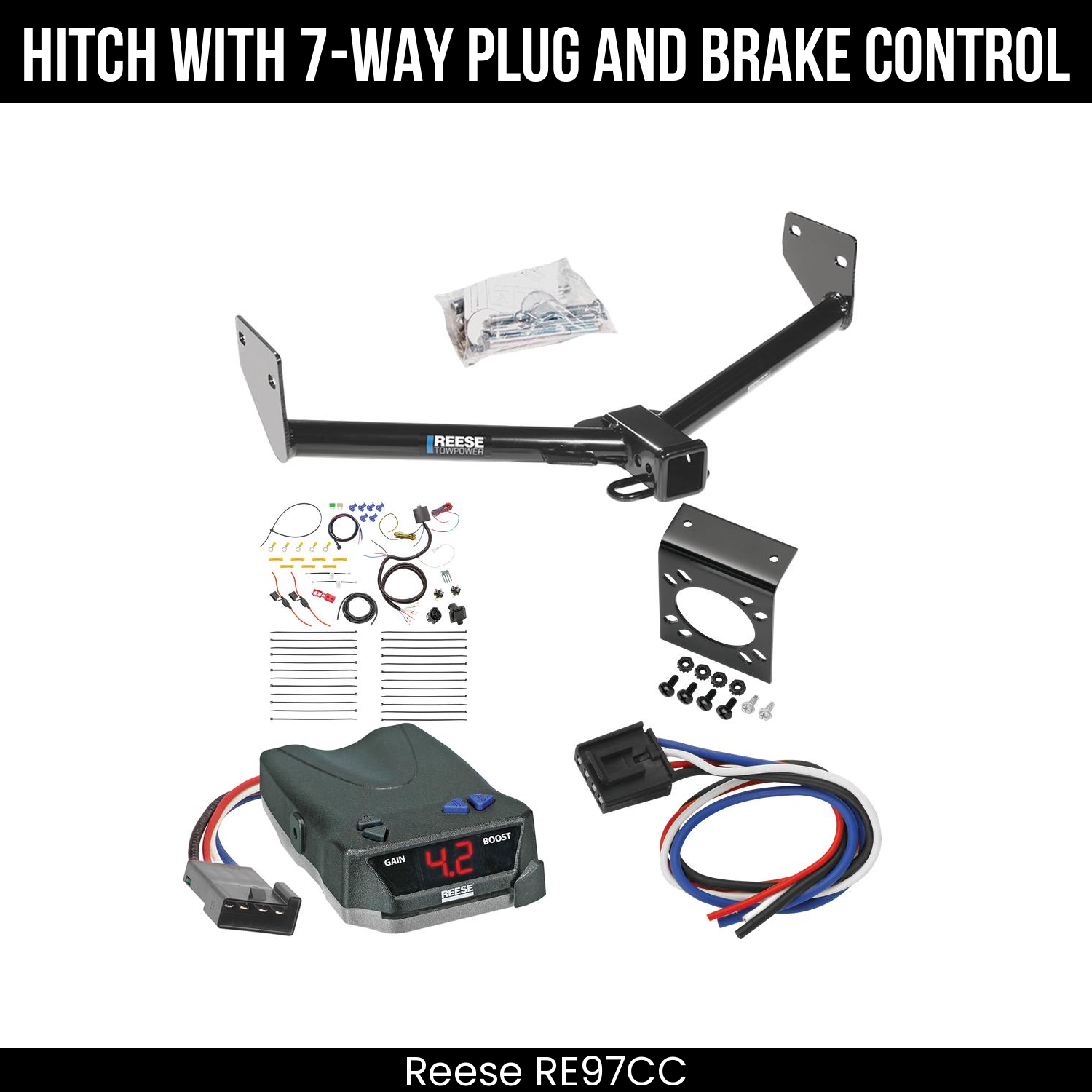 Trailer Hitch , 7-Way , Reese Brake EVN Control