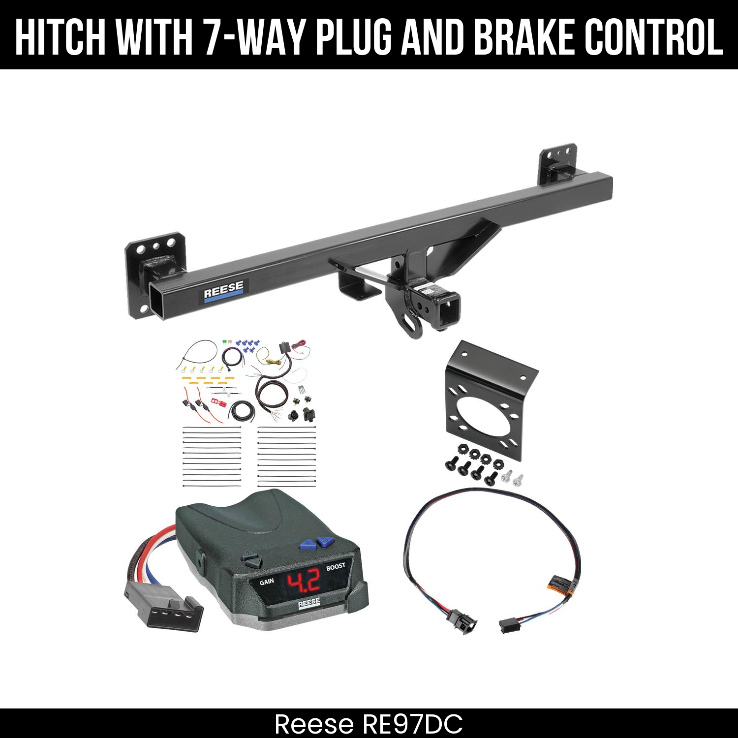 Trailer Hitch , 7-Way , Reese Brake EVN Control