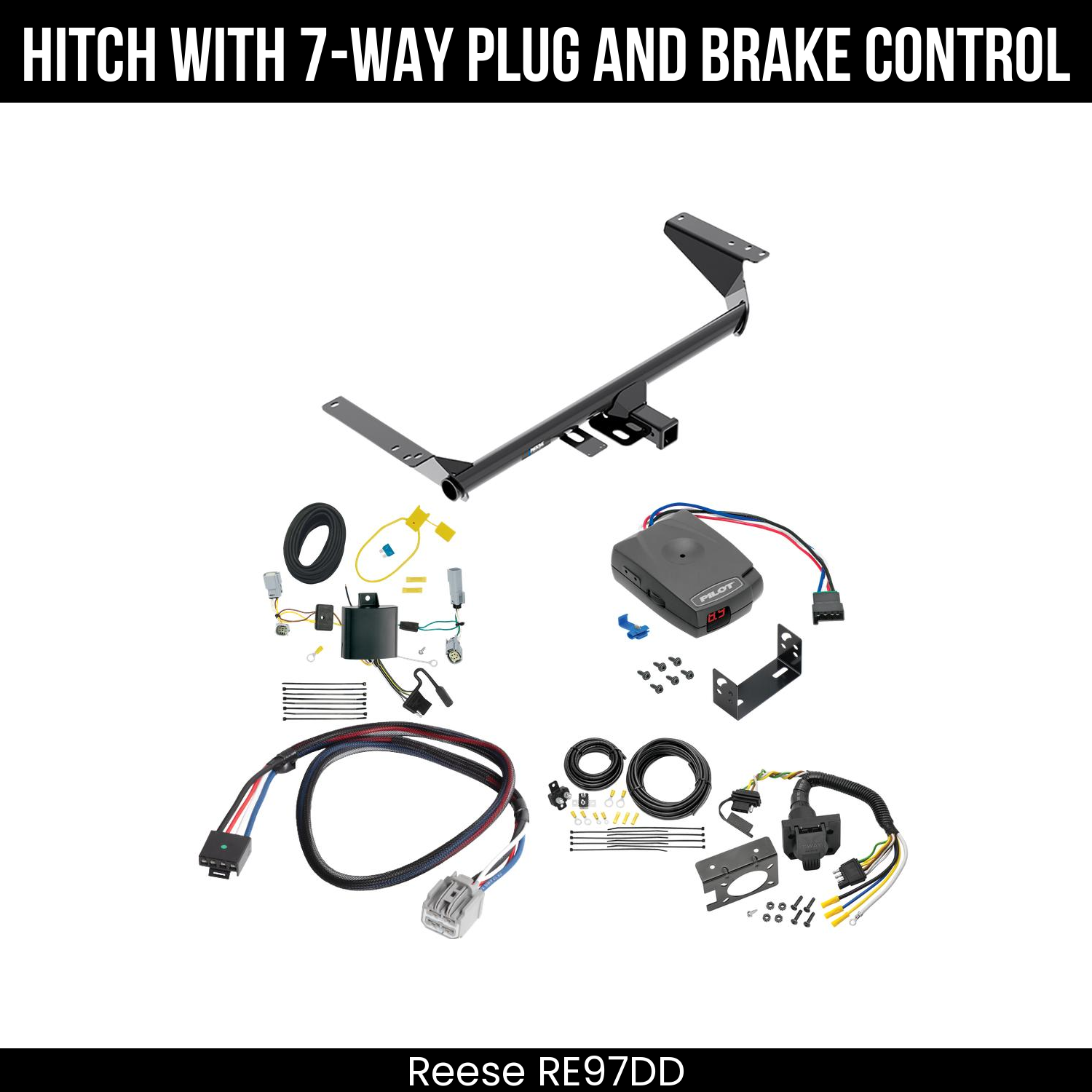 Trailer Hitch , 7-Way , Pro Series Pilot Brake Control