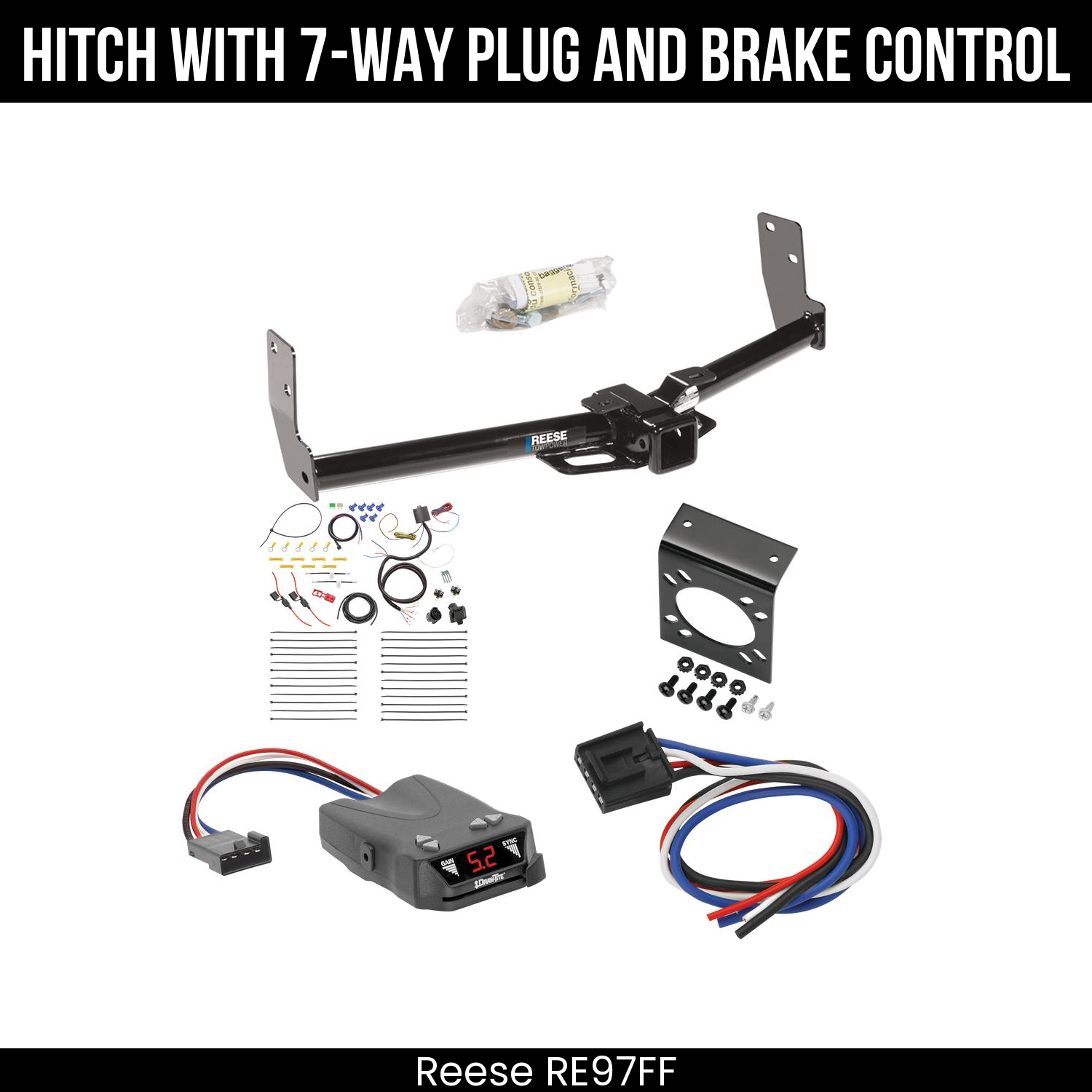 Trailer Hitch , 7-Way , Draw-Tite Activator IV Brake Control