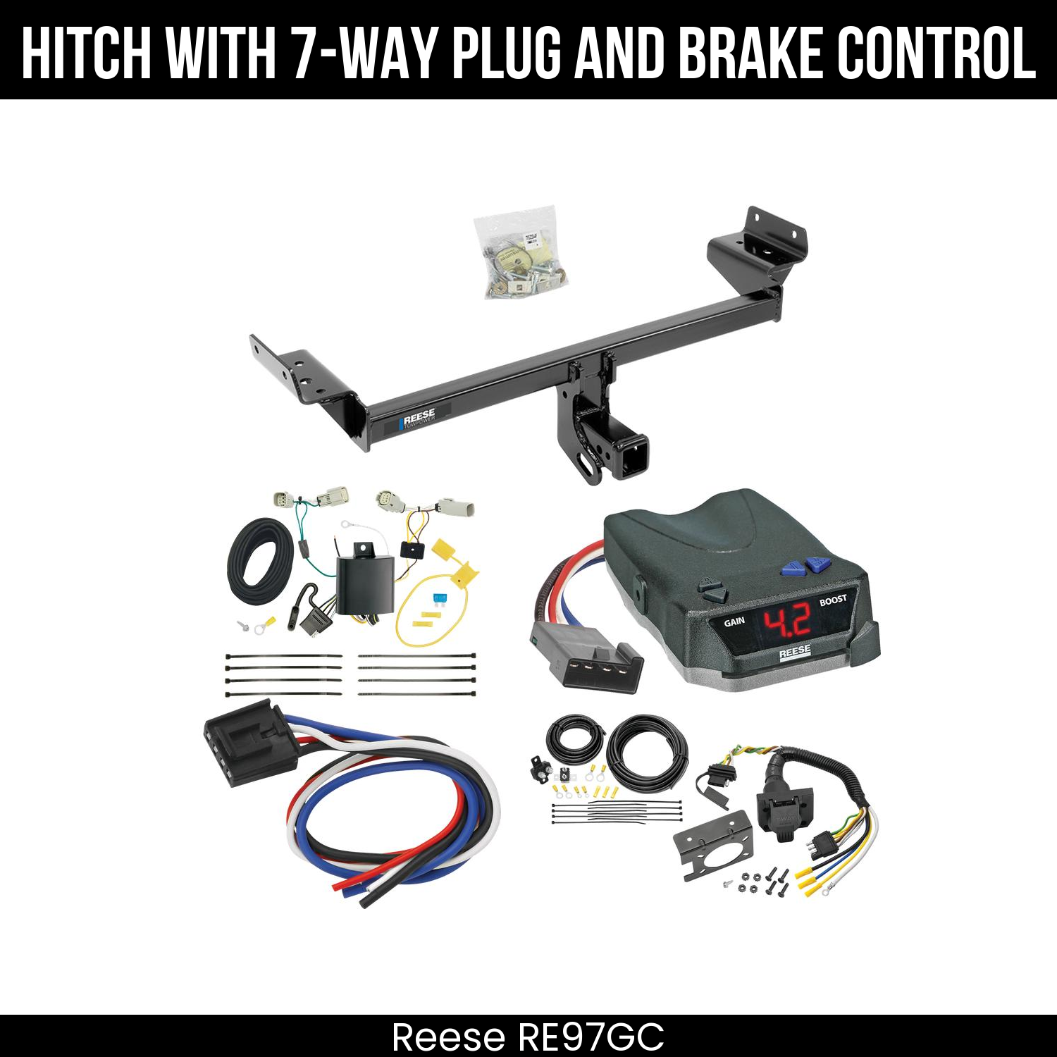 Trailer Hitch , 7-Way , Reese Brake EVN Control