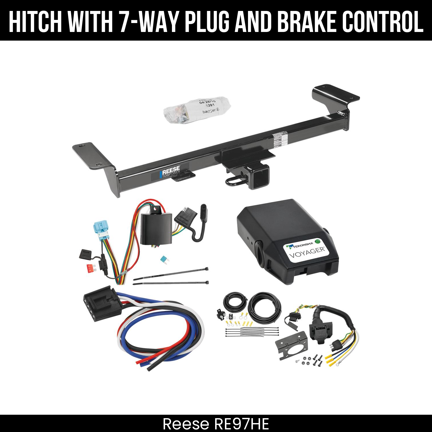 Trailer Hitch , 7-Way , Tekonsha Voyager Brake Control