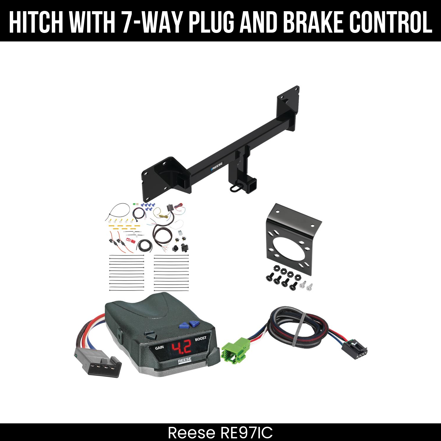 Trailer Hitch , 7-Way , Reese Brake EVN Control