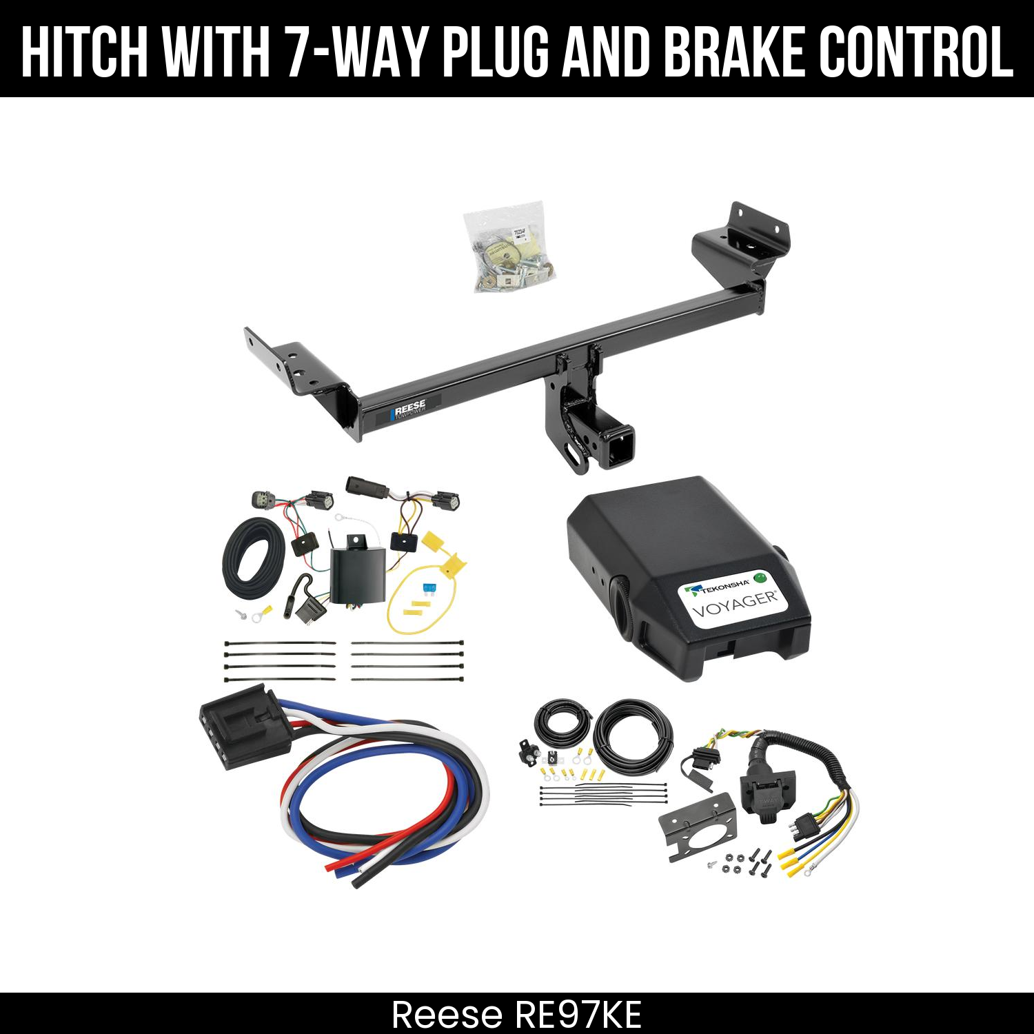 Trailer Hitch , 7-Way , Tekonsha Voyager Brake Control