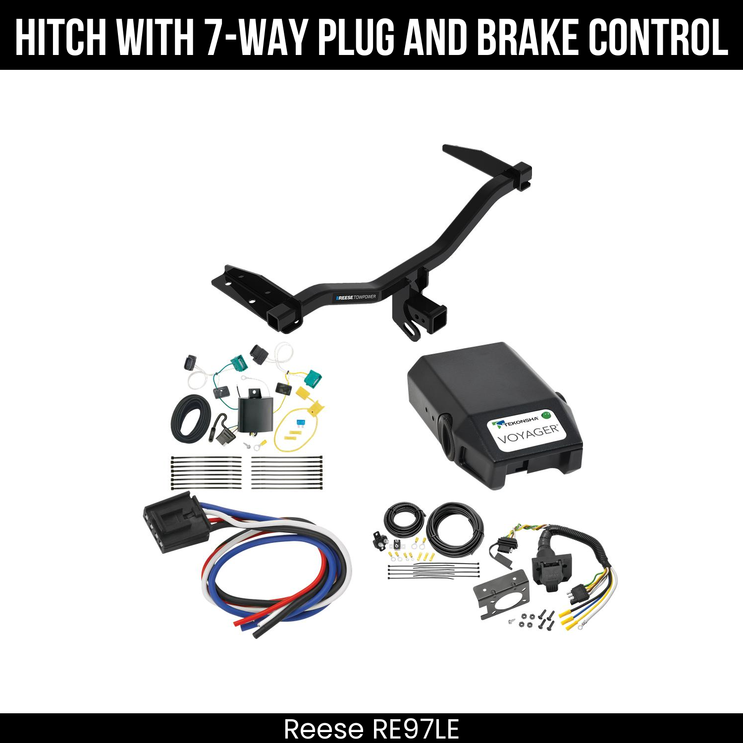 Trailer Hitch , 7-Way , Tekonsha Voyager Brake Control