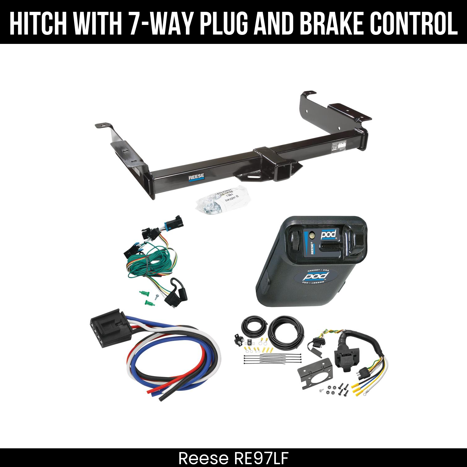 Trailer Hitch , 7-Way , Reese POD Brake Control
