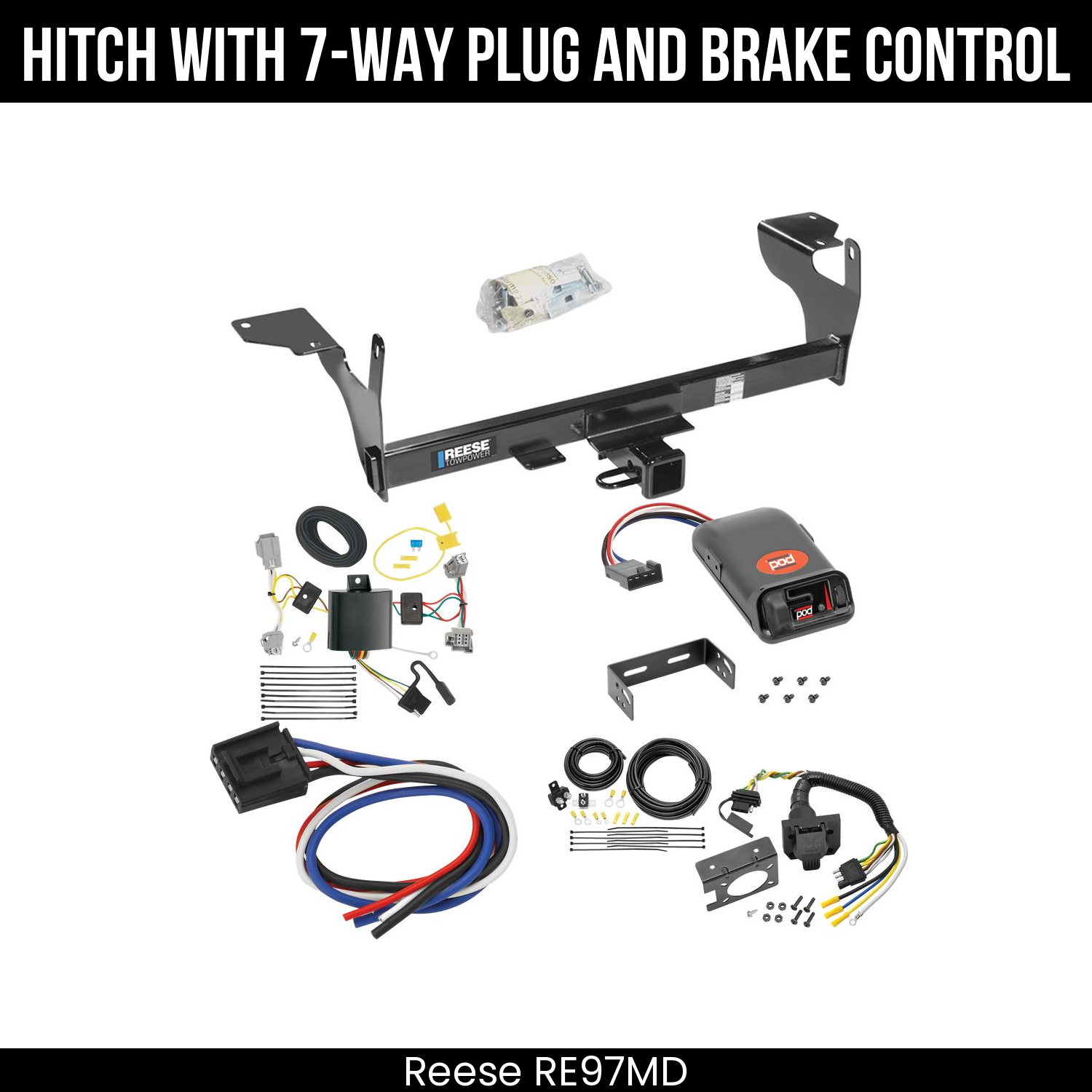 Trailer Hitch , 7-Way , Pro Series POD Brake Control