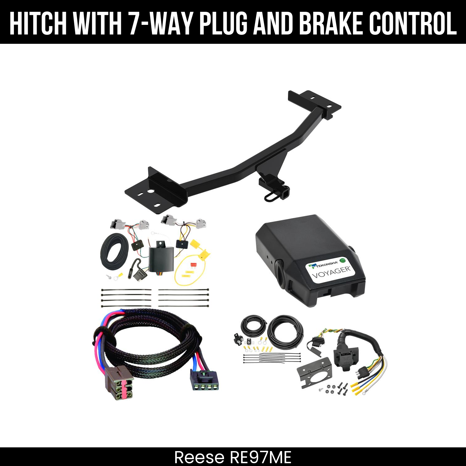 Trailer Hitch , 7-Way , Tekonsha Voyager Brake Control
