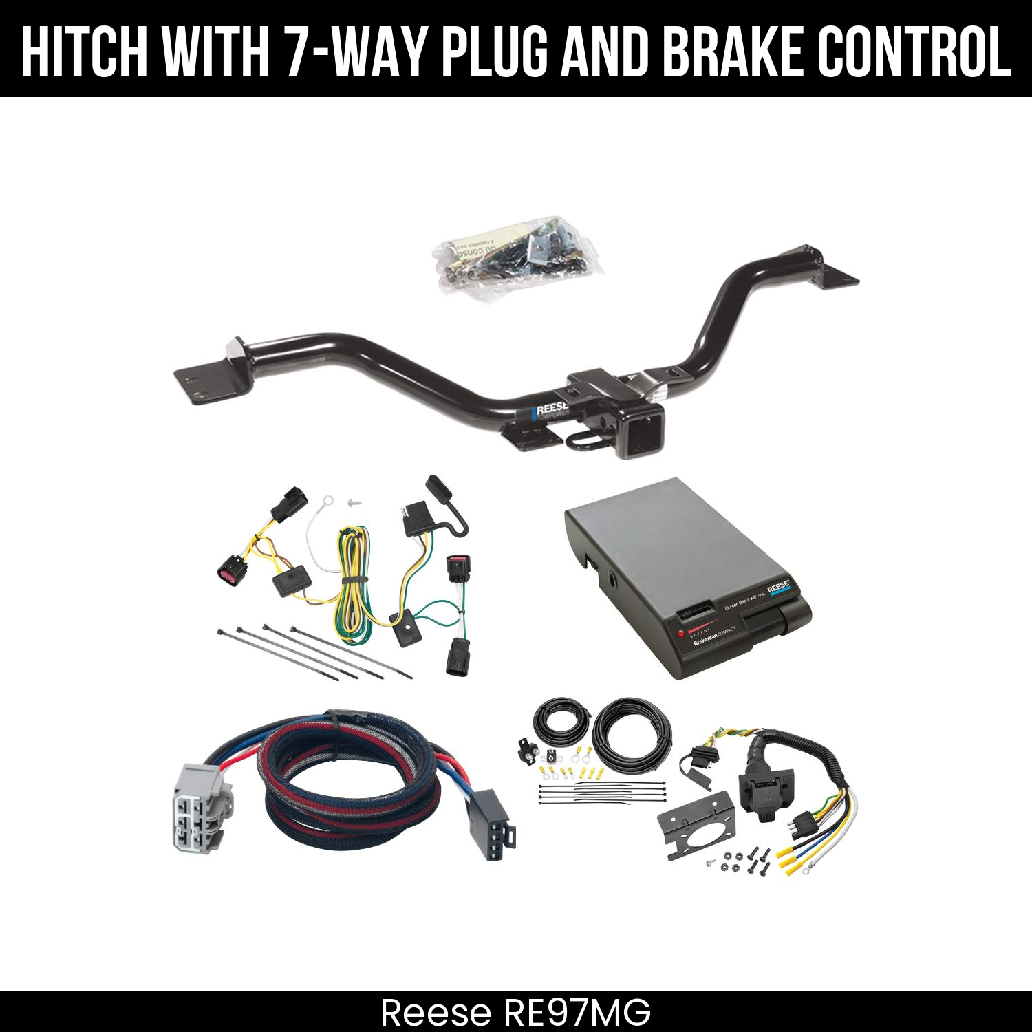 Trailer Hitch , 7-Way , Reese Brakeman Brake Control