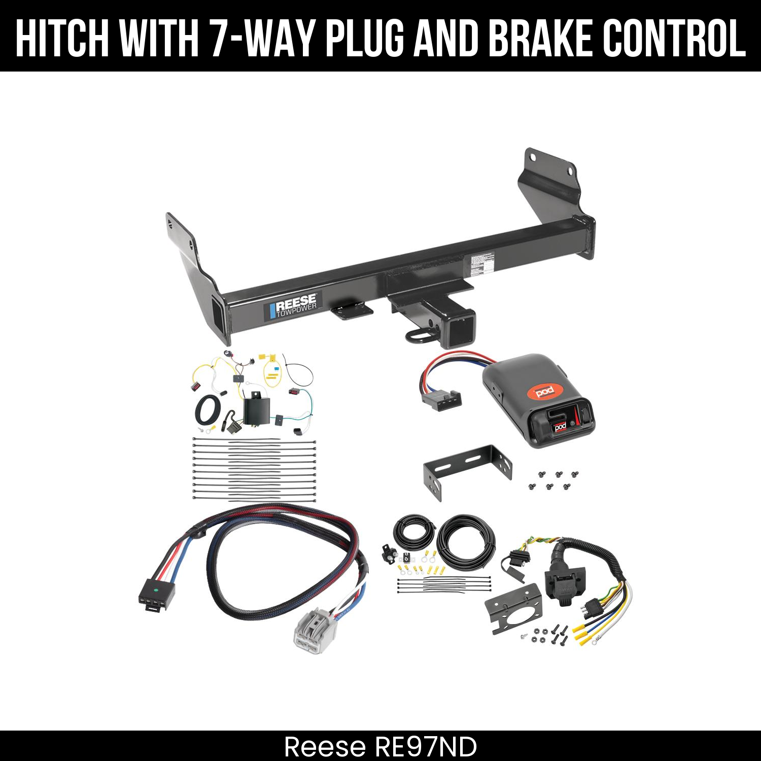 Trailer Hitch , 7-Way , Pro Series POD Brake Control