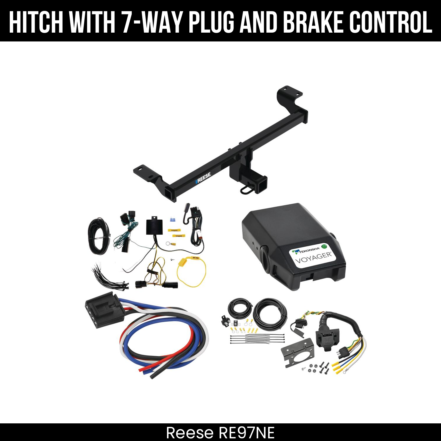 Trailer Hitch , 7-Way , Tekonsha Voyager Brake Control
