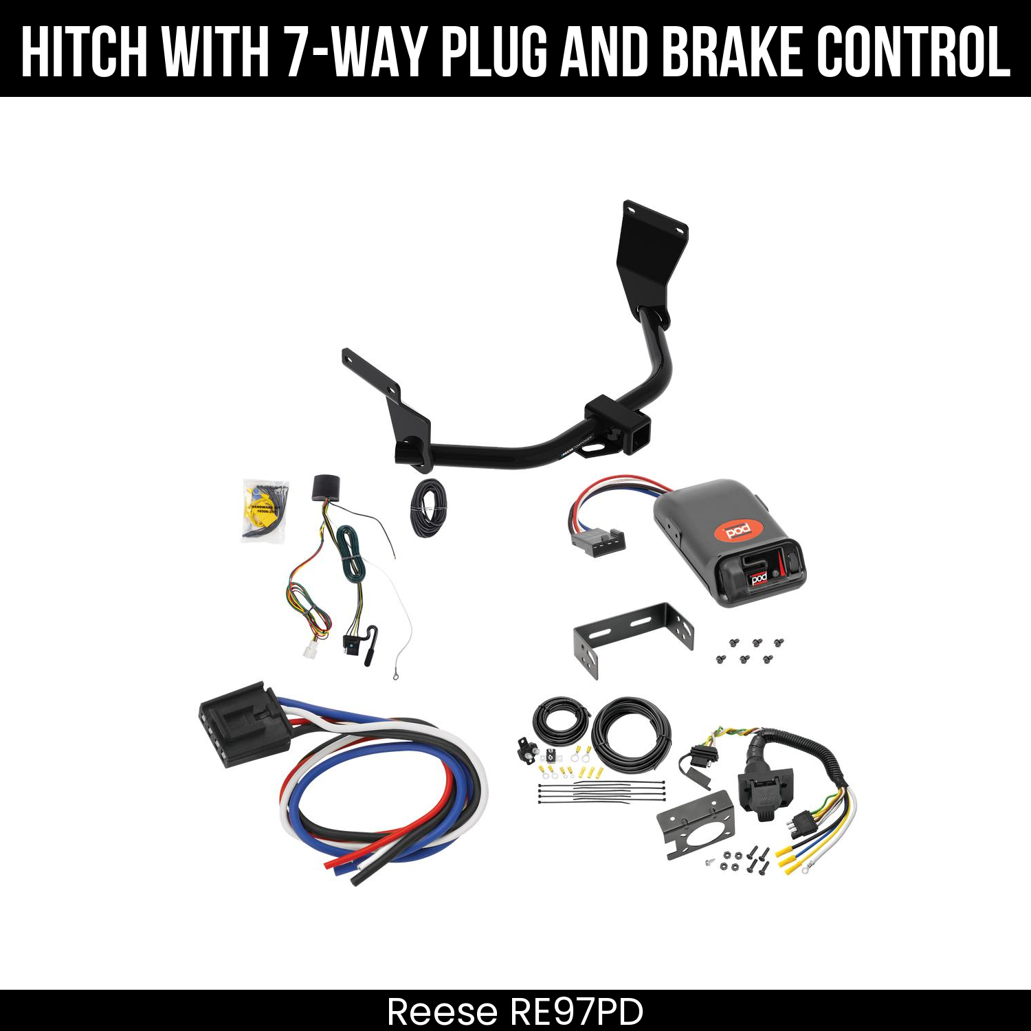 Trailer Hitch , 7-Way , Pro Series POD Brake Control