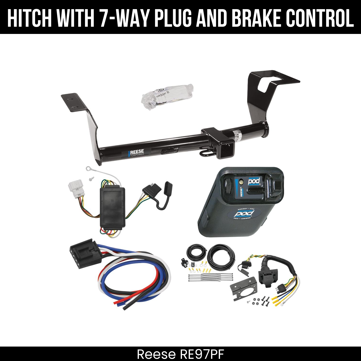 Trailer Hitch , 7-Way , Reese POD Brake Control