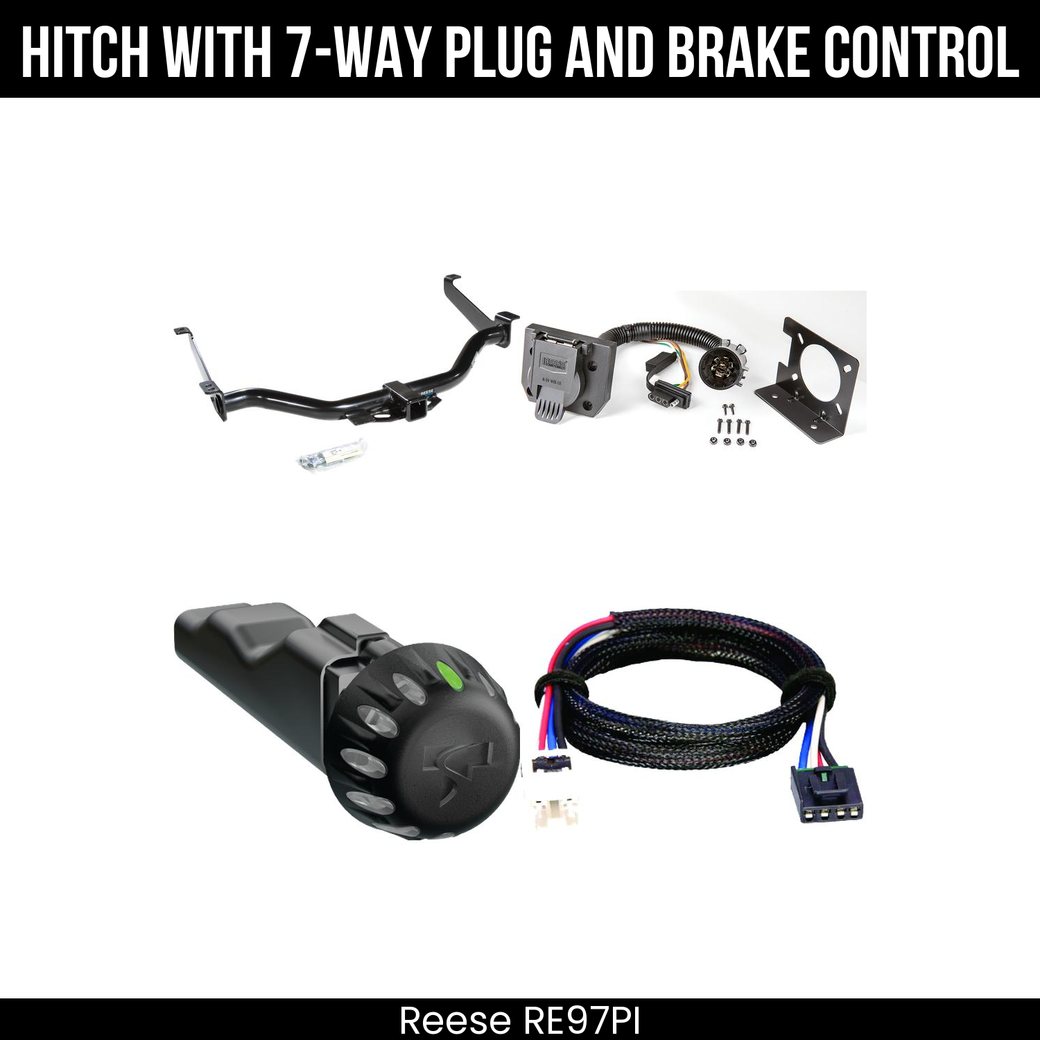 Trailer Hitch , 7-Way , Tekonsha Voyager iD Smart Brake Control