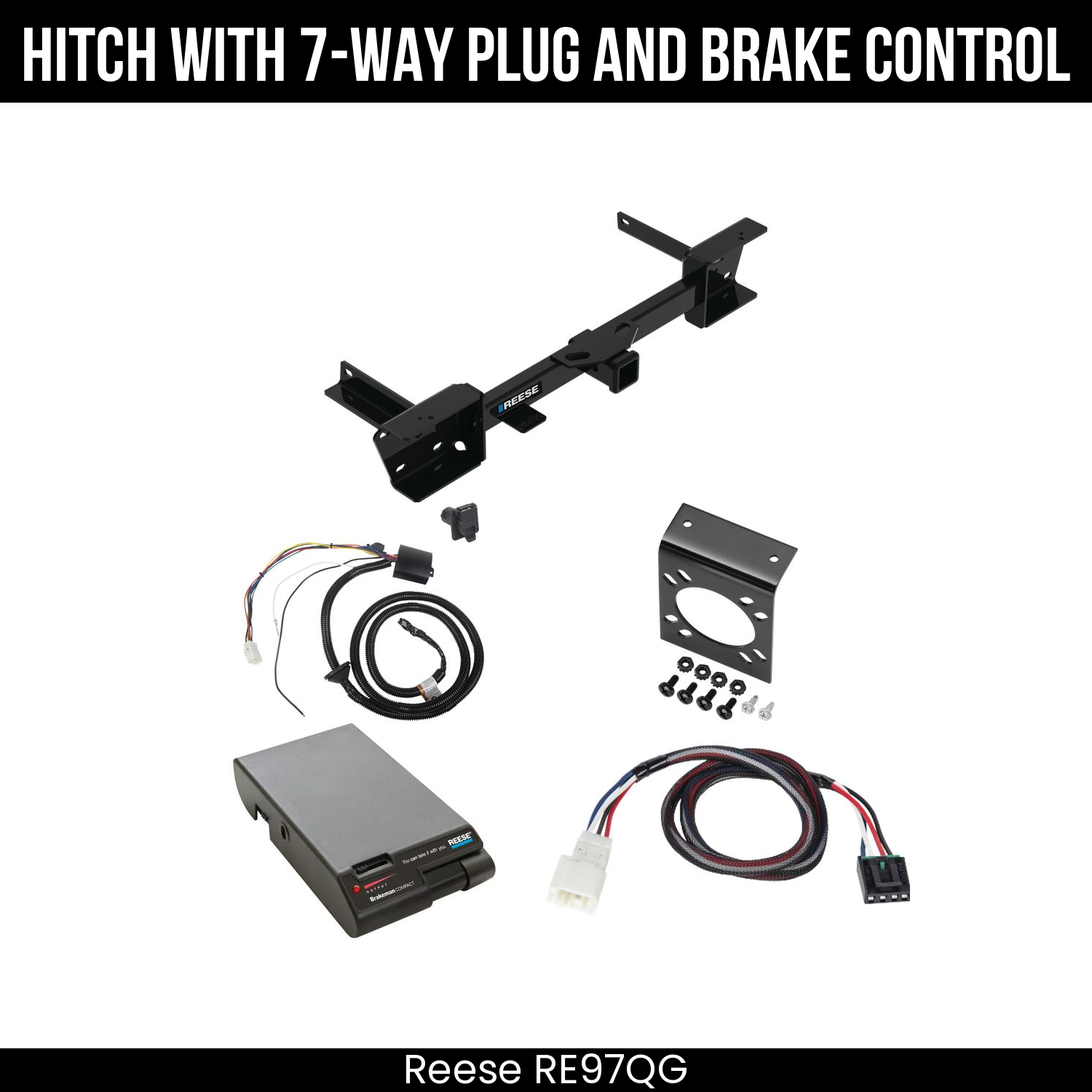 Trailer Hitch , 7-Way , Reese Brakeman Brake Control