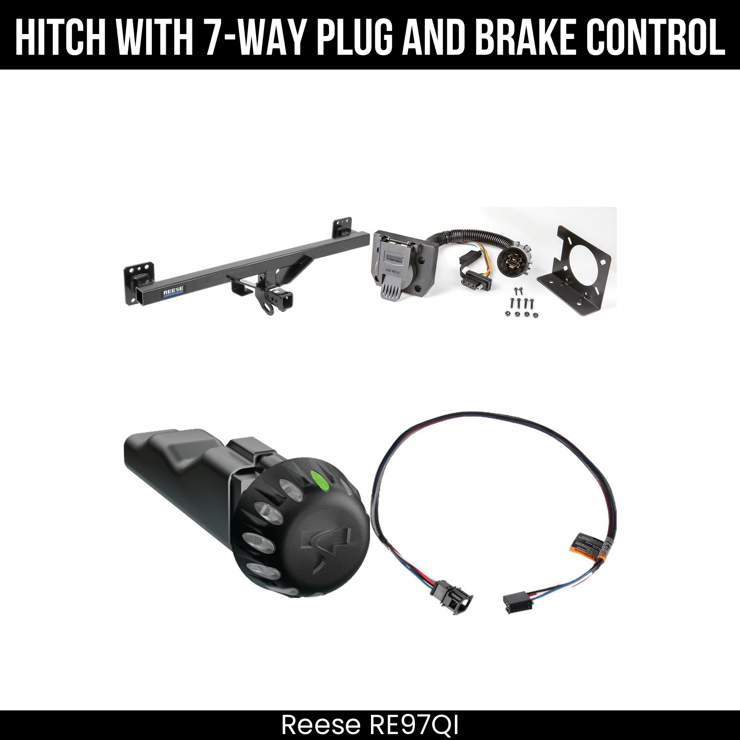 Trailer Hitch , 7-Way , Tekonsha Voyager iD Smart Brake Control