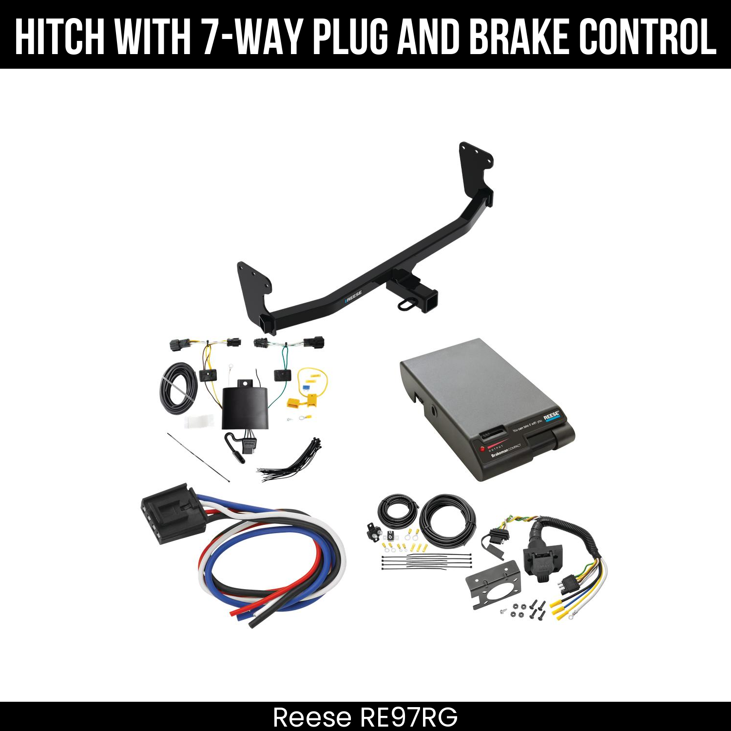 Trailer Hitch , 7-Way , Reese Brakeman Brake Control