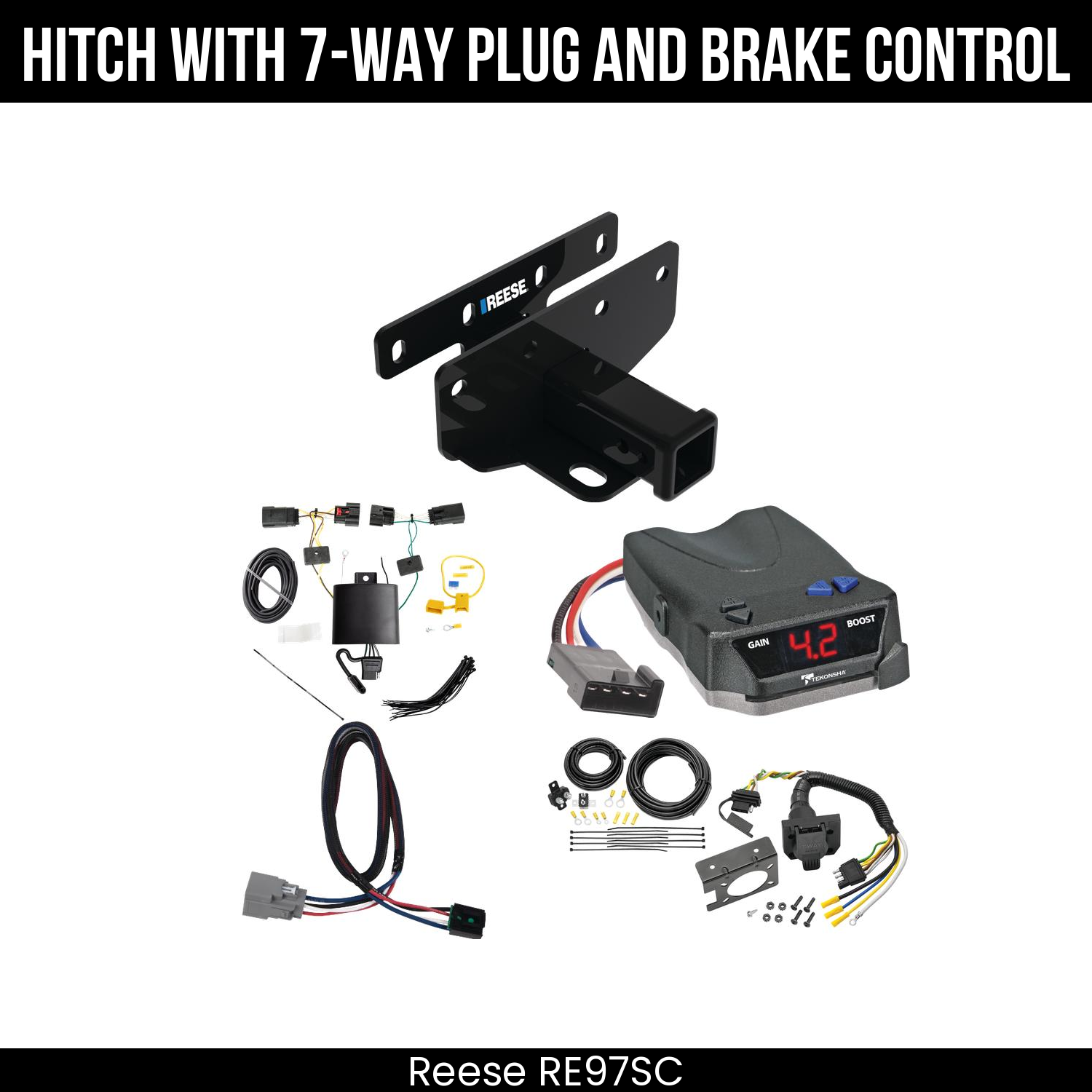 Trailer Hitch , 7-Way , Tekonsha Brake EVN Control