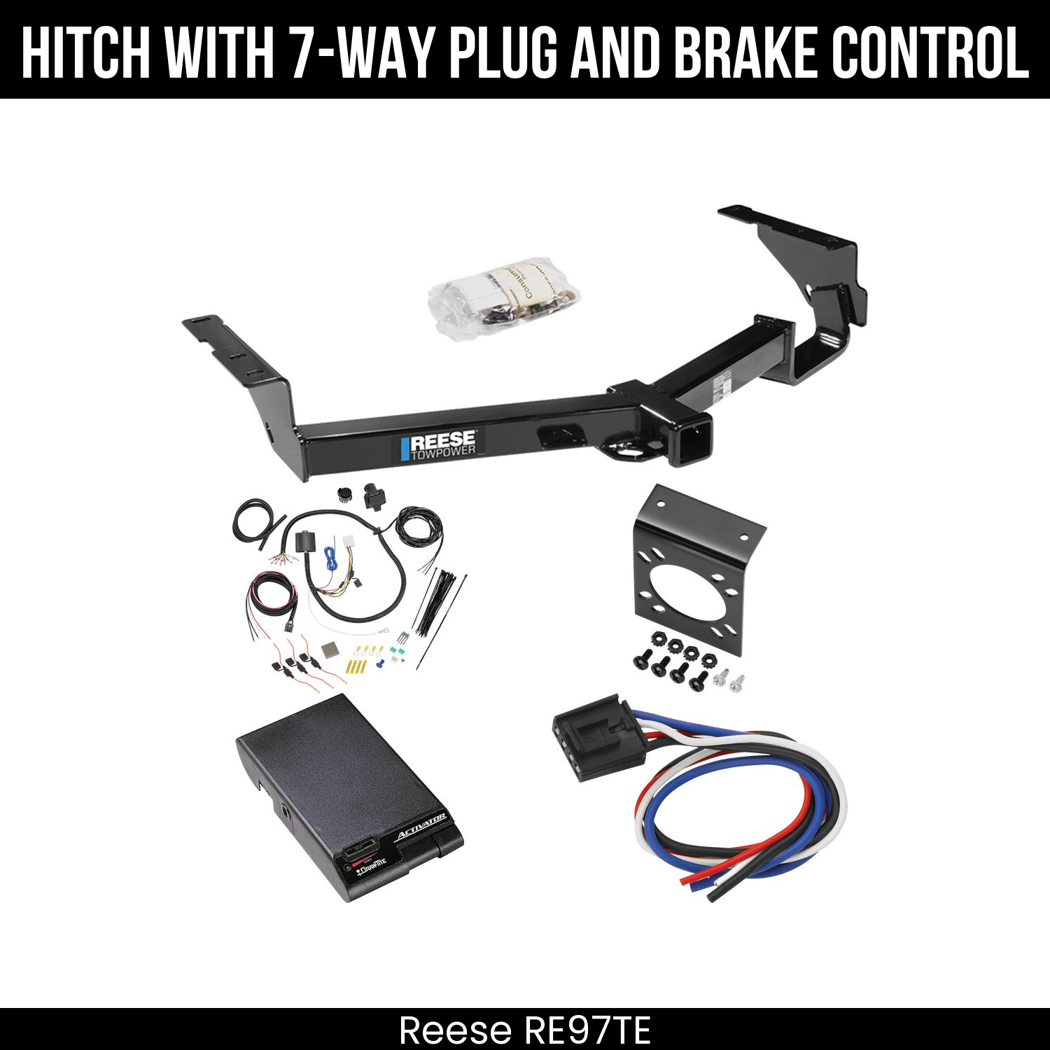 Trailer Hitch , 7-Way , Draw-Tite Activator Brake Control