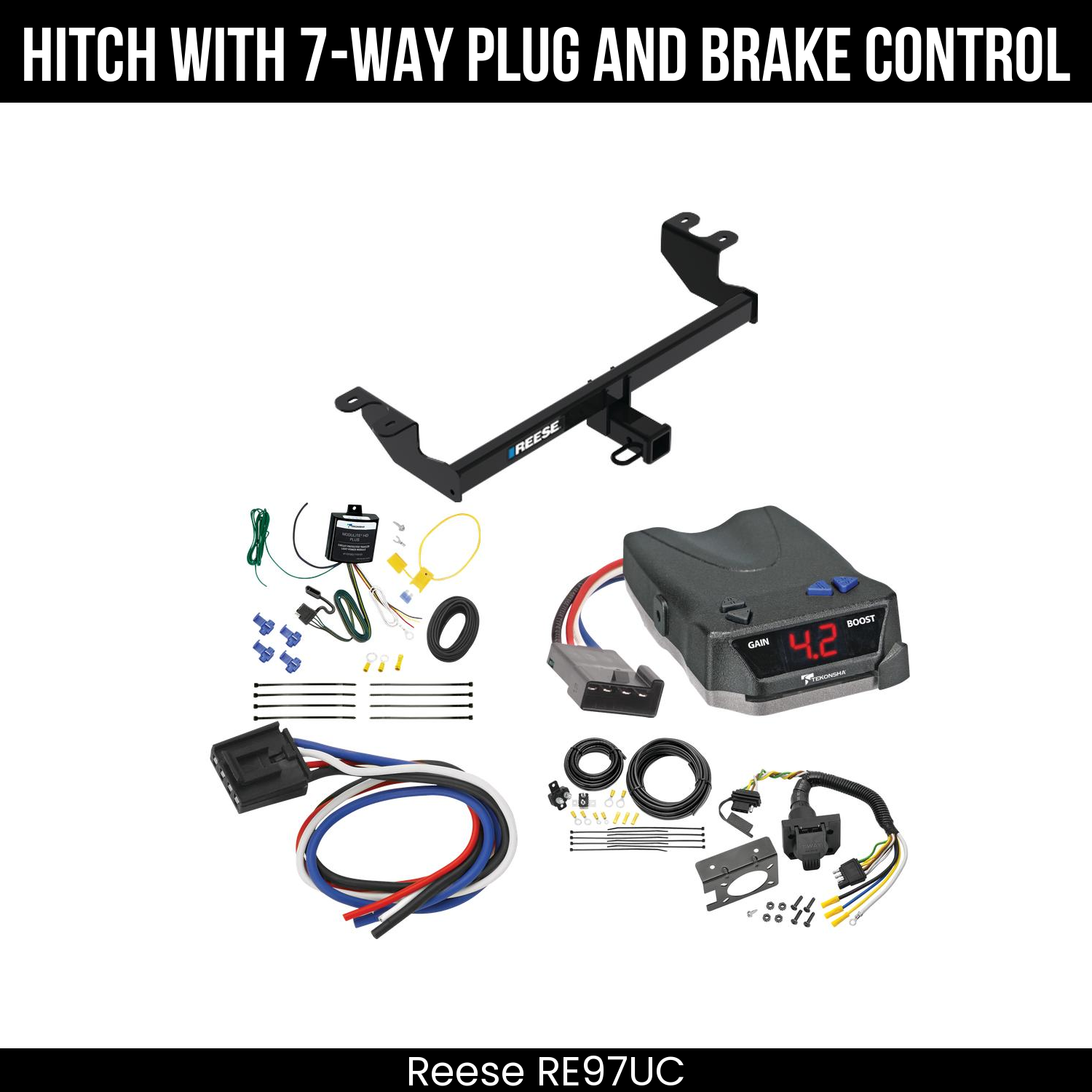 Trailer Hitch , 7-Way , Tekonsha Brake EVN Control