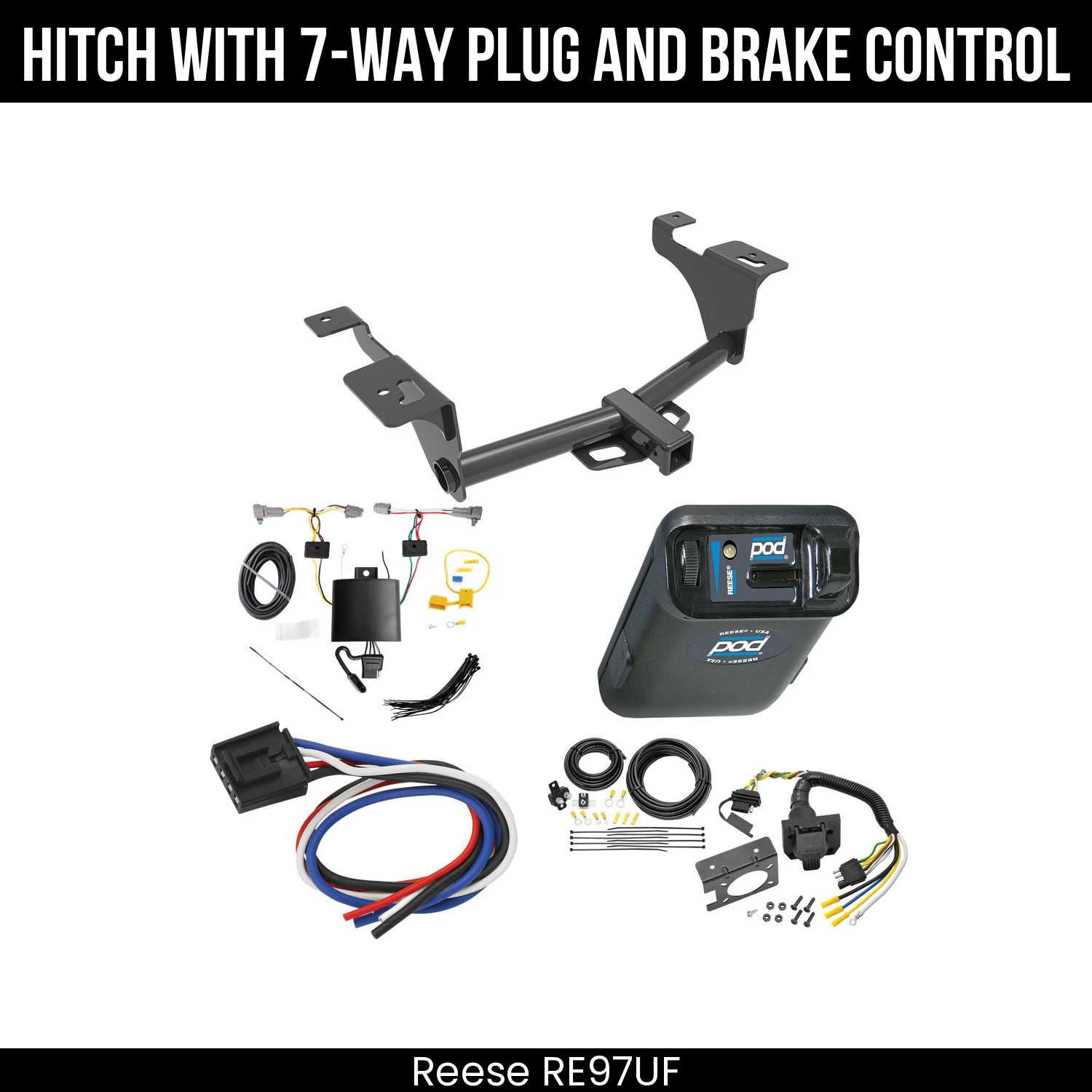 Trailer Hitch , 7-Way , Reese POD Brake Control