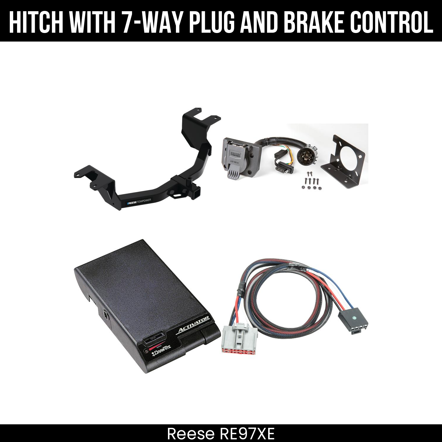 Trailer Hitch , 7-Way , Draw-Tite Activator Brake Control