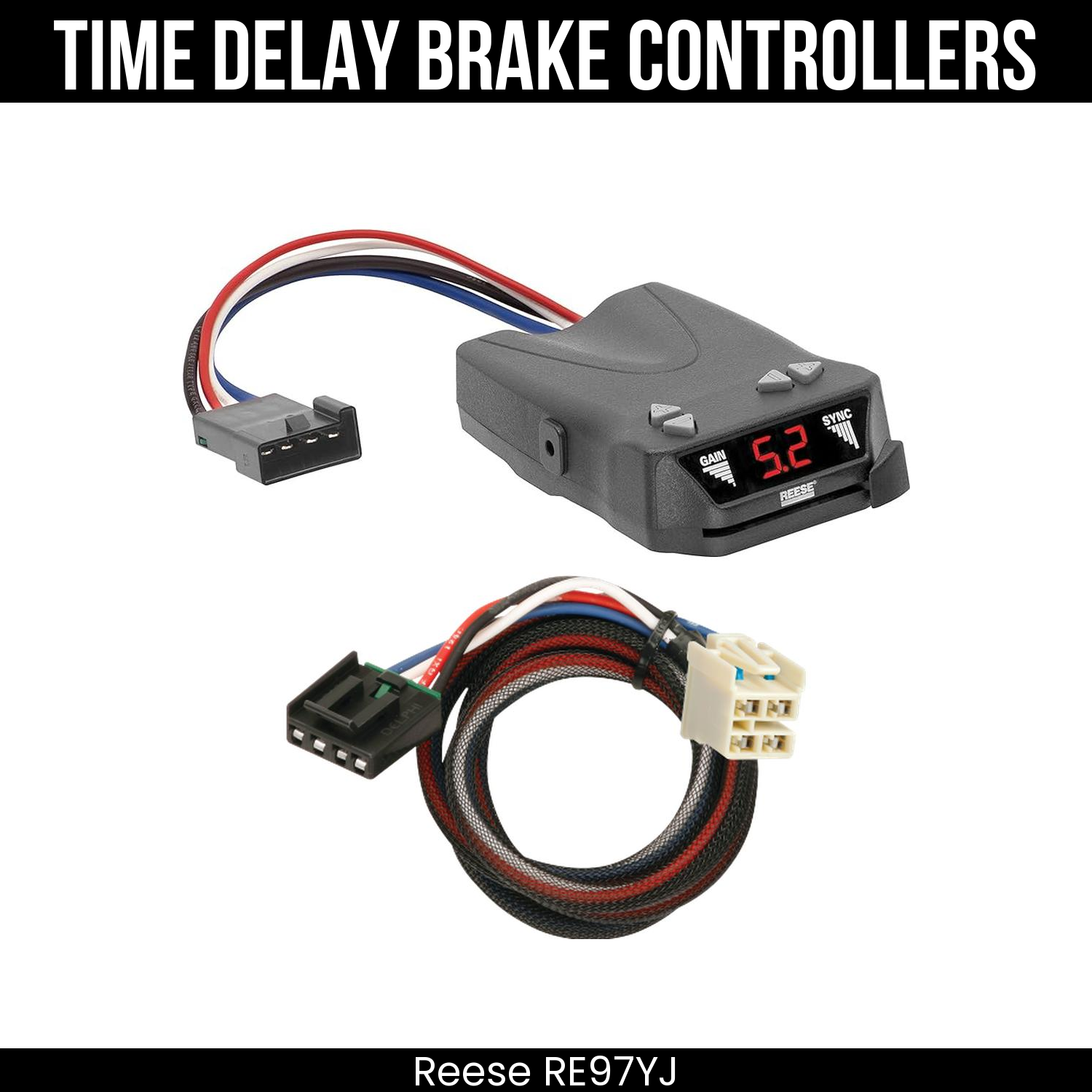 Reese Brakeman IV Brake Control , Plug Adapter