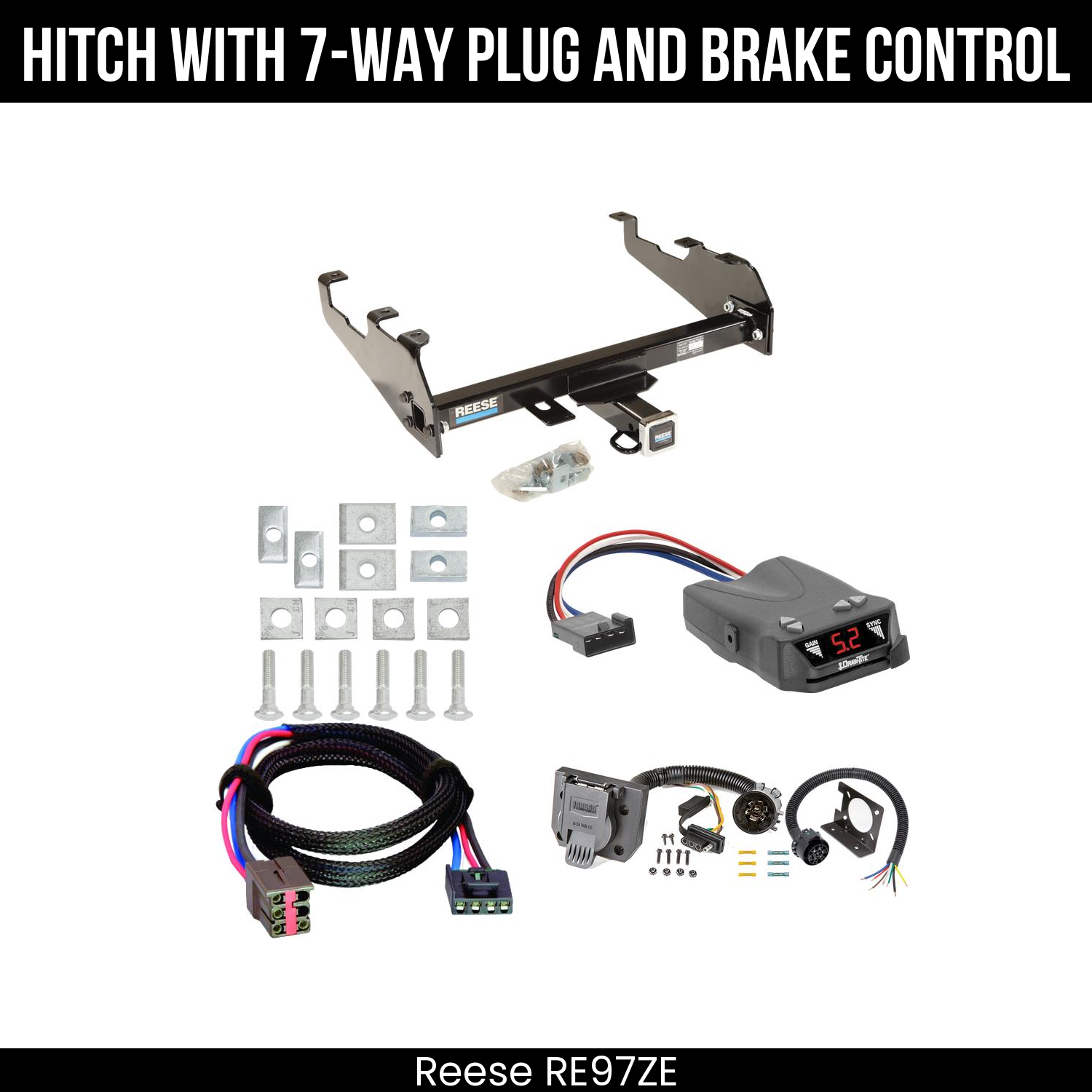 Trailer Hitch , 7-Way , Draw-Tite Activator IV Brake Control