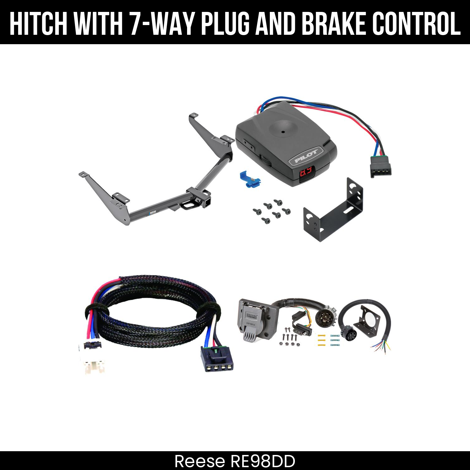 Trailer Hitch , 7-Way , Pro Series Pilot Brake Control