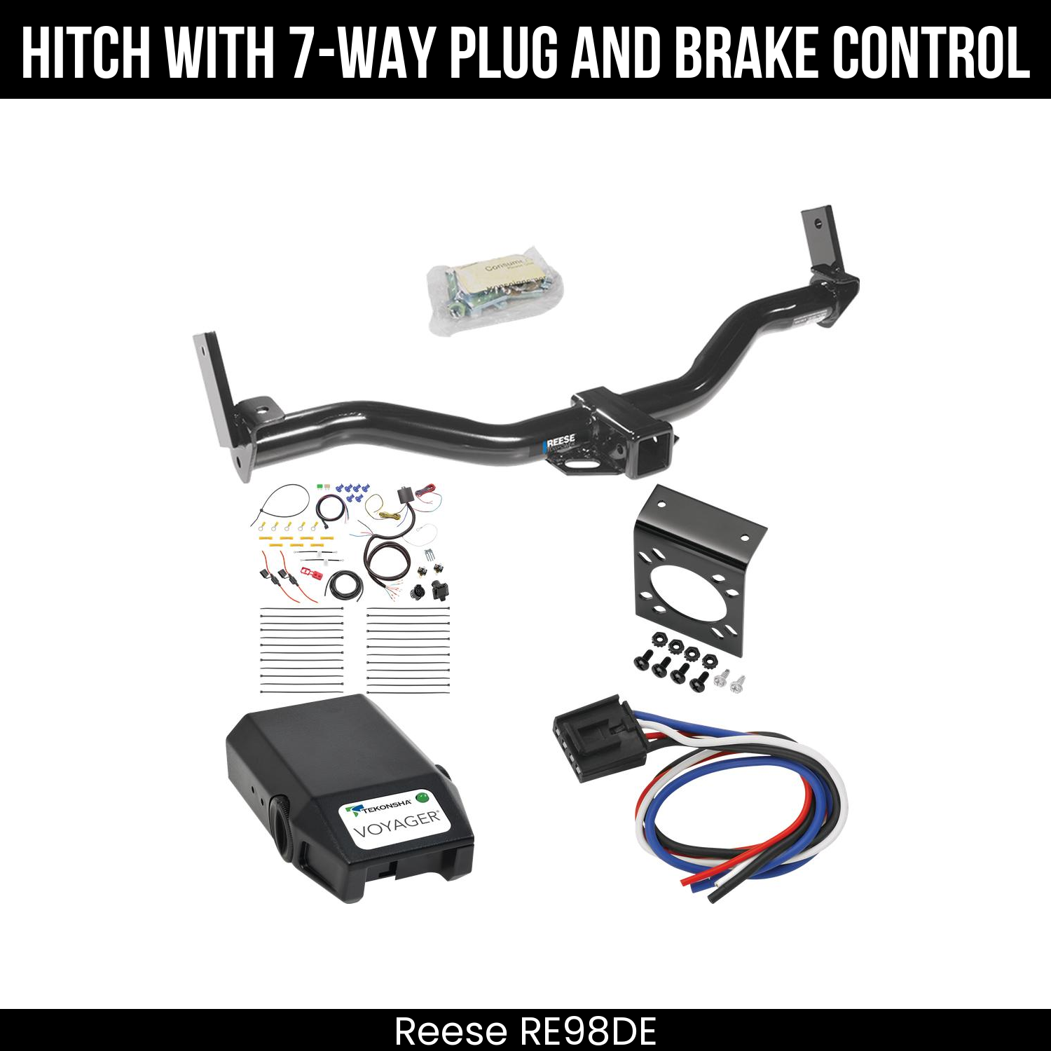 Trailer Hitch , 7-Way , Tekonsha Voyager Brake Control