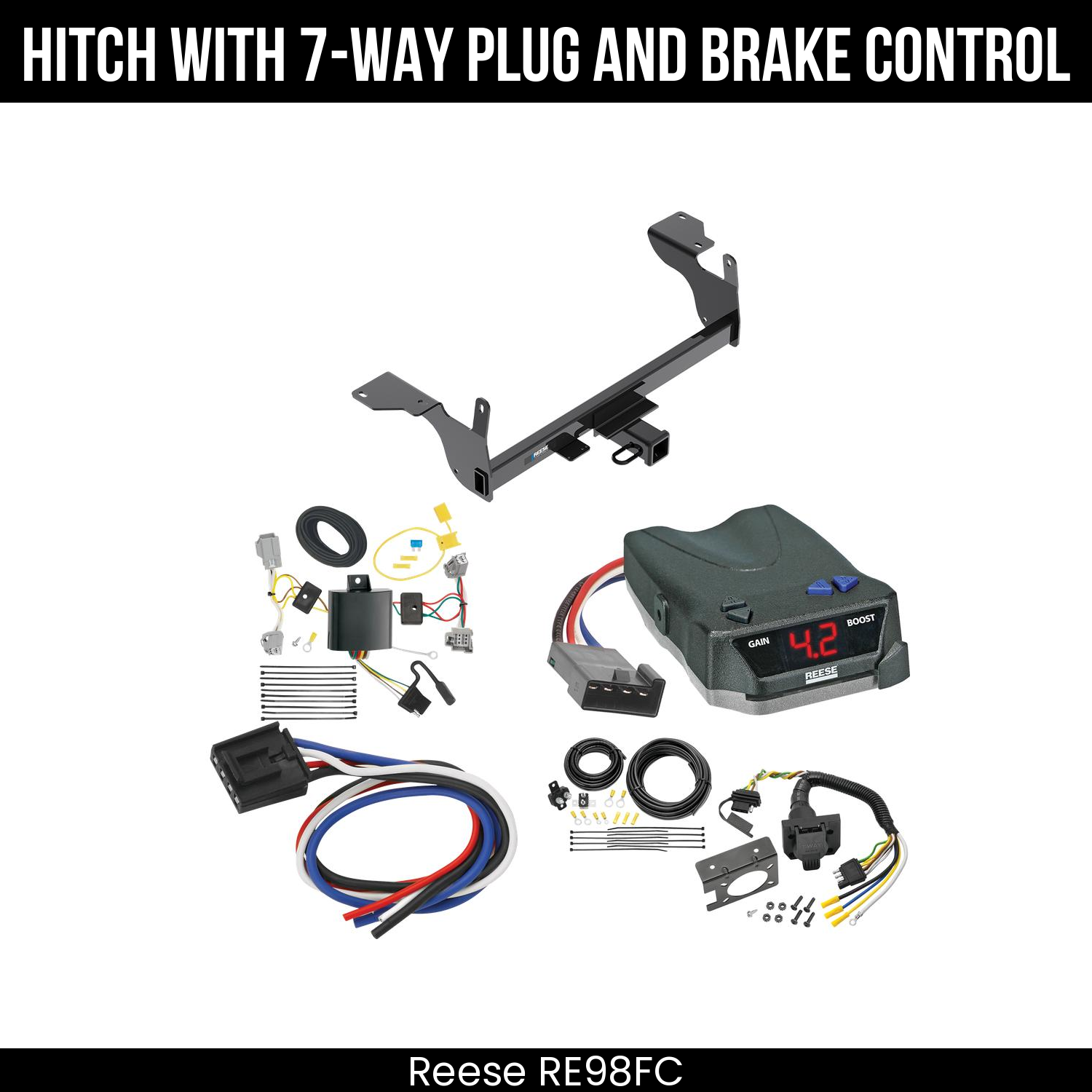 Trailer Hitch , 7-Way , Reese Brake EVN Control