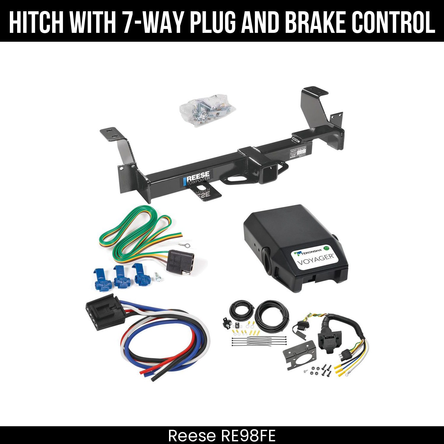 Trailer Hitch , 7-Way , Tekonsha Voyager Brake Control