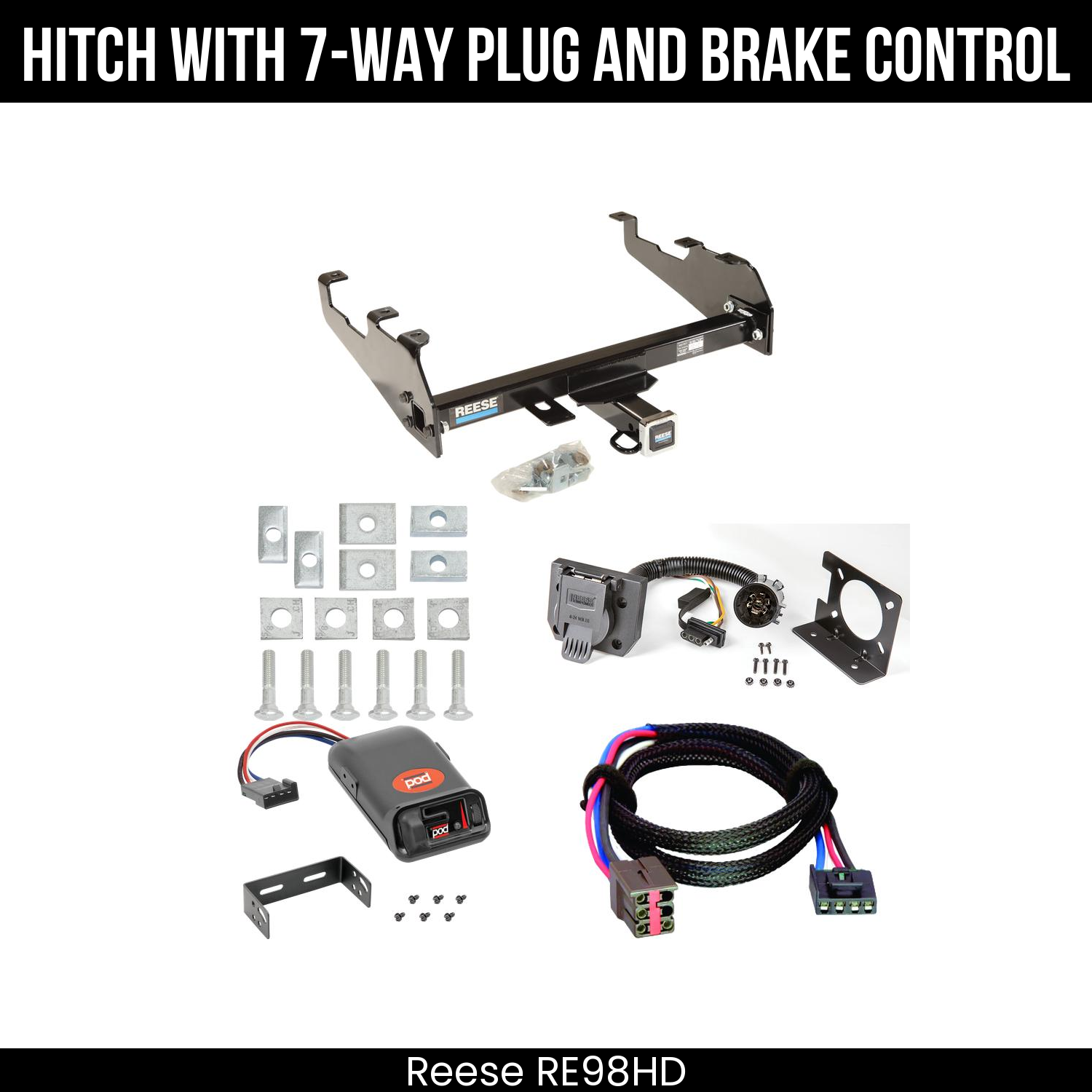 Trailer Hitch , 7-Way , Pro Series POD Brake Control