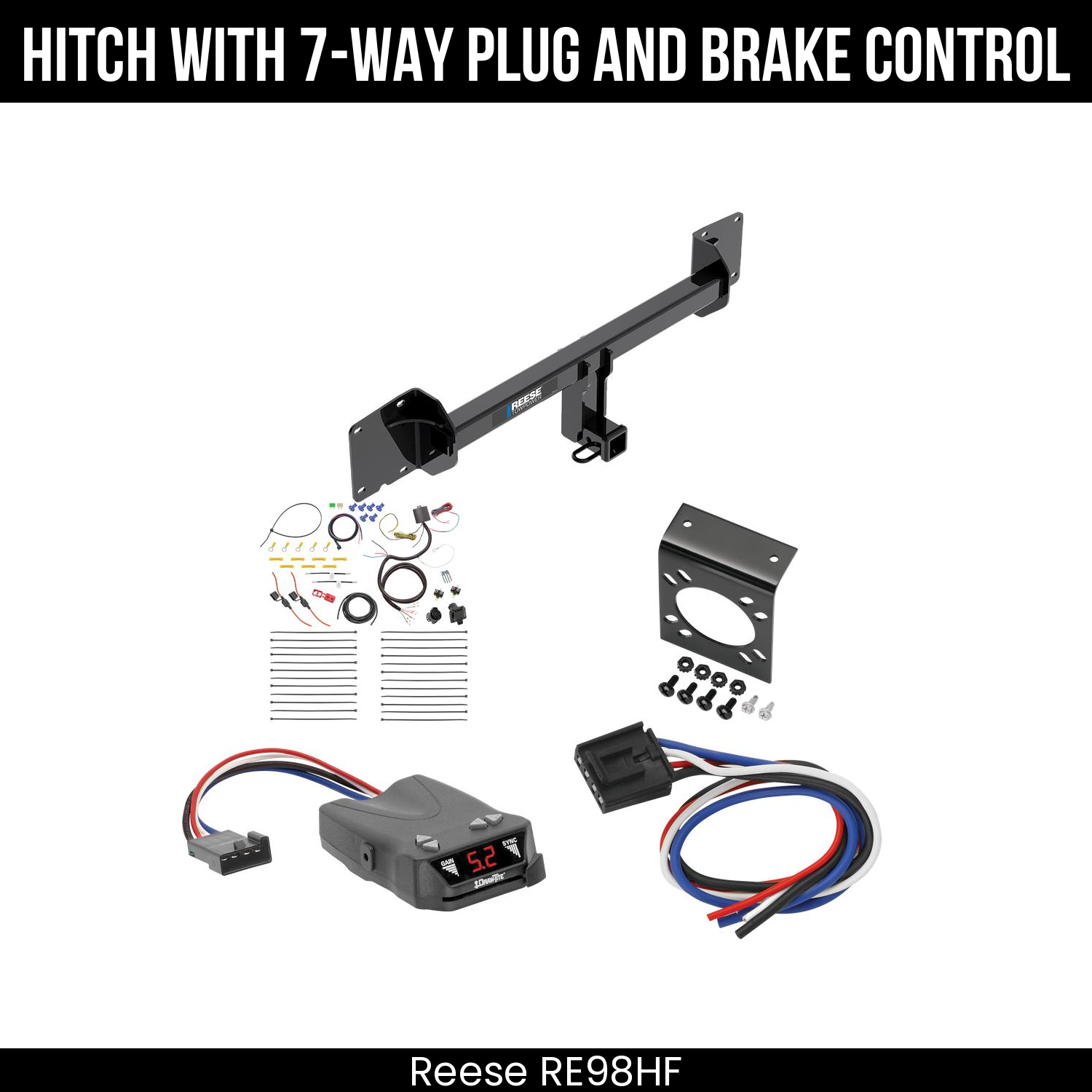Trailer Hitch , 7-Way , Draw-Tite Activator IV Brake Control