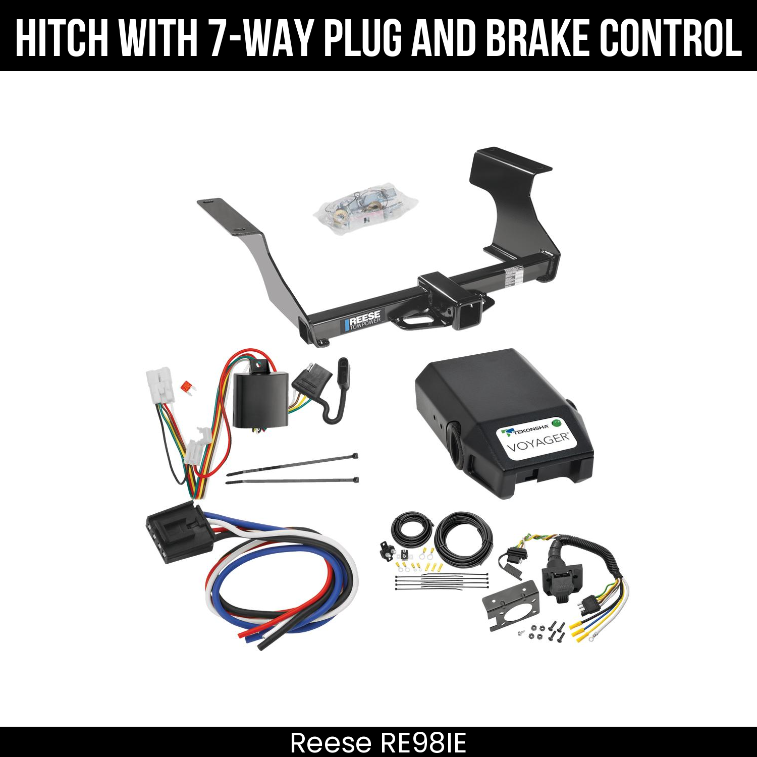 Trailer Hitch , 7-Way , Tekonsha Voyager Brake Control