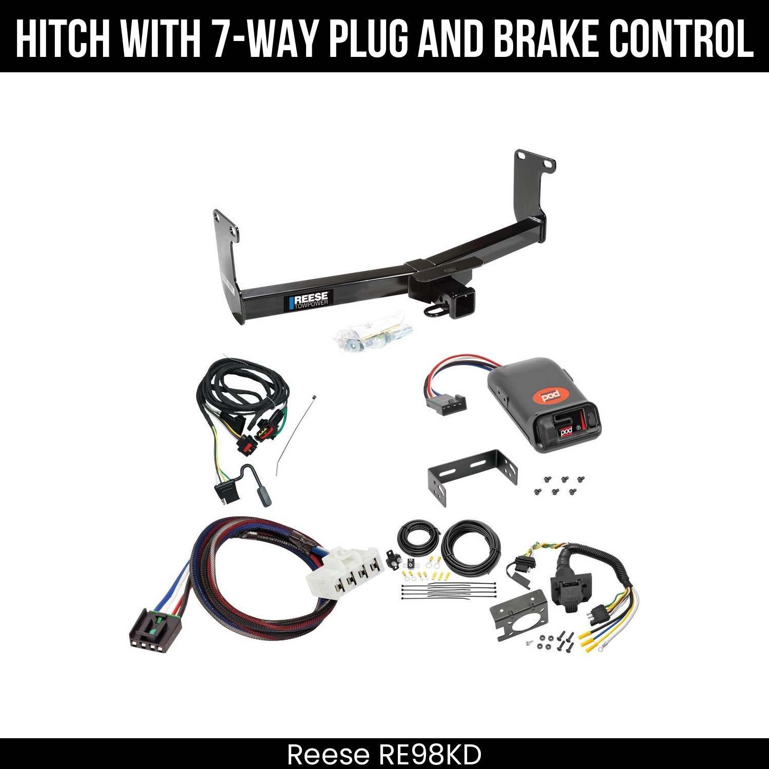 Trailer Hitch , 7-Way , Pro Series POD Brake Control