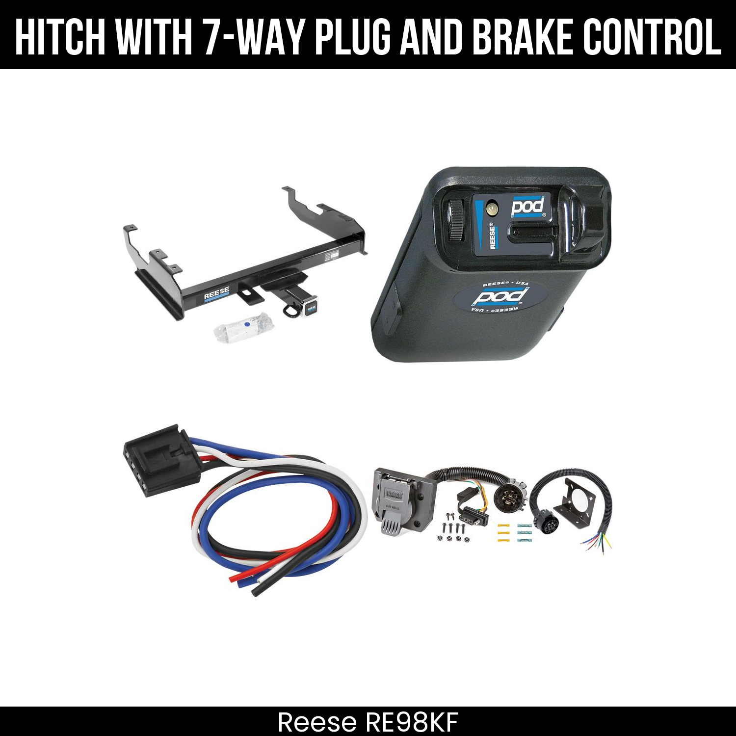 Trailer Hitch , 7-Way , Reese POD Brake Control