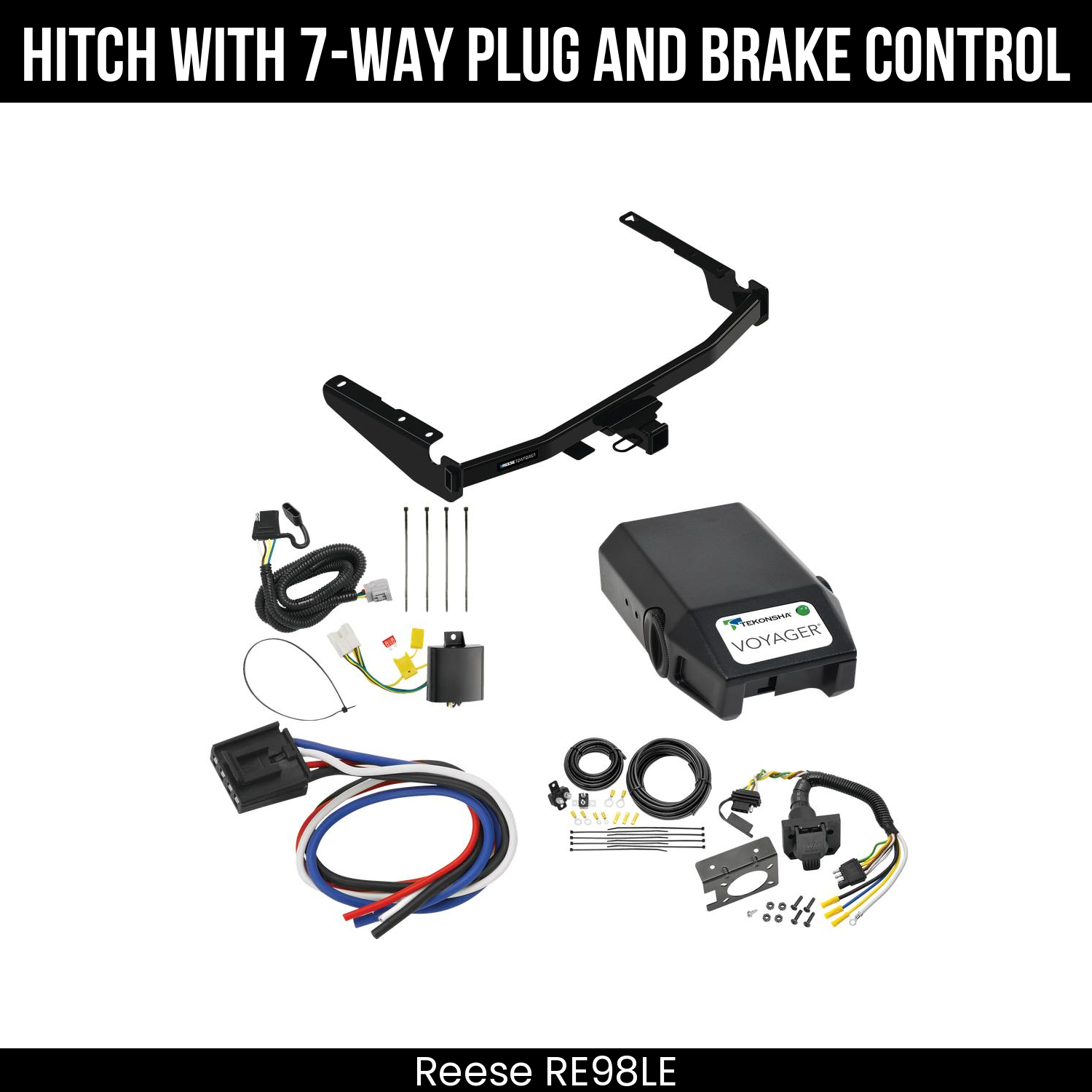 Trailer Hitch , 7-Way , Tekonsha Voyager Brake Control