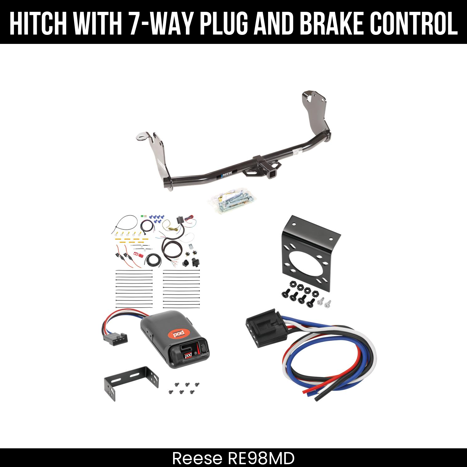 Trailer Hitch , 7-Way , Pro Series POD Brake Control