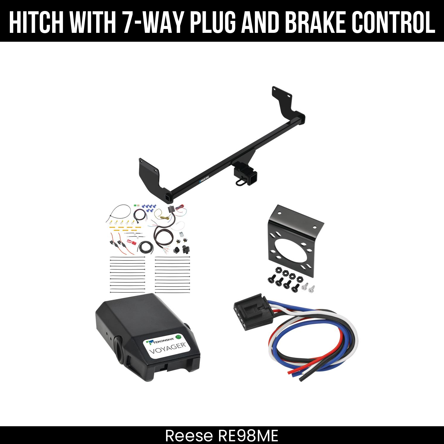 Trailer Hitch , 7-Way , Tekonsha Voyager Brake Control