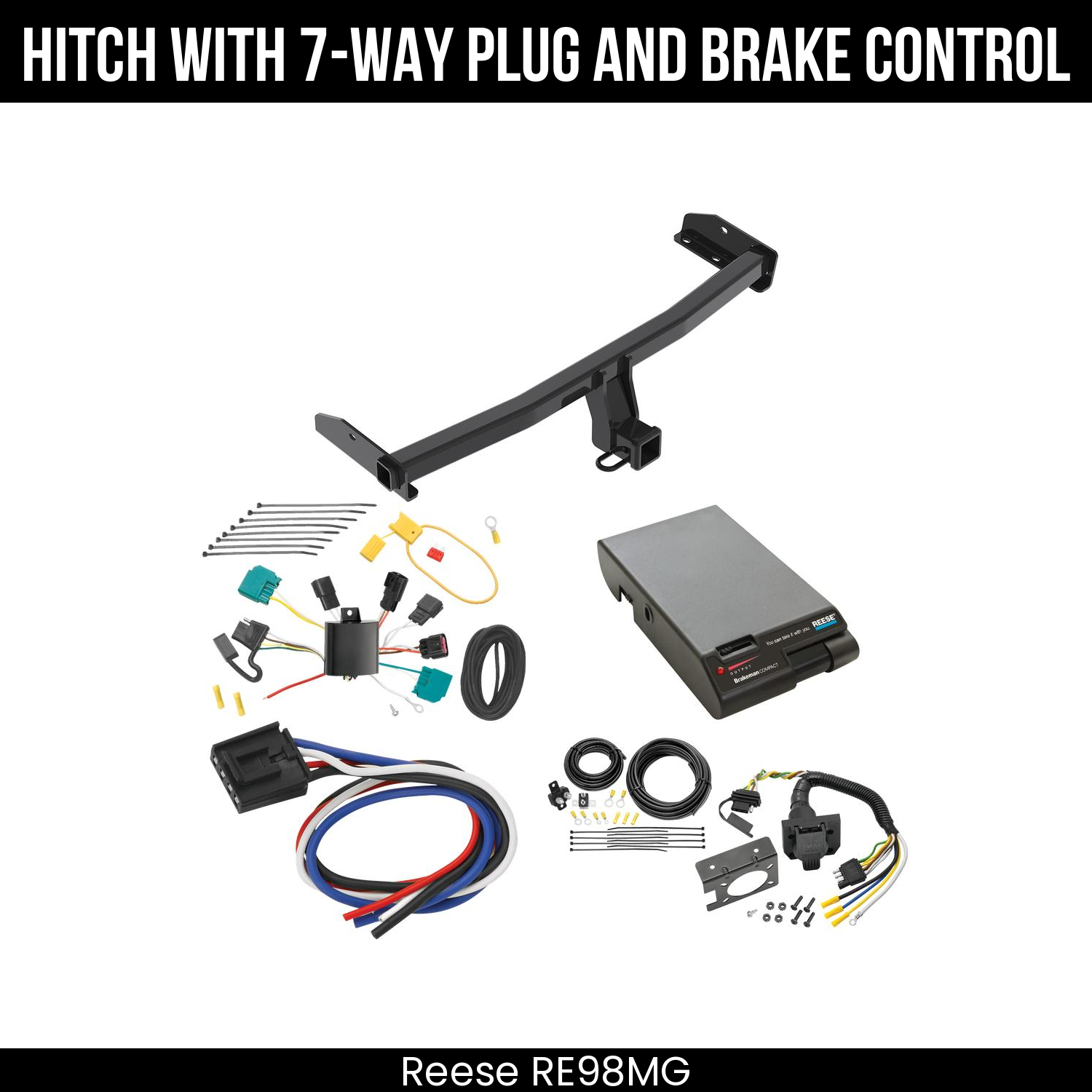 Trailer Hitch , 7-Way , Reese Brakeman Brake Control