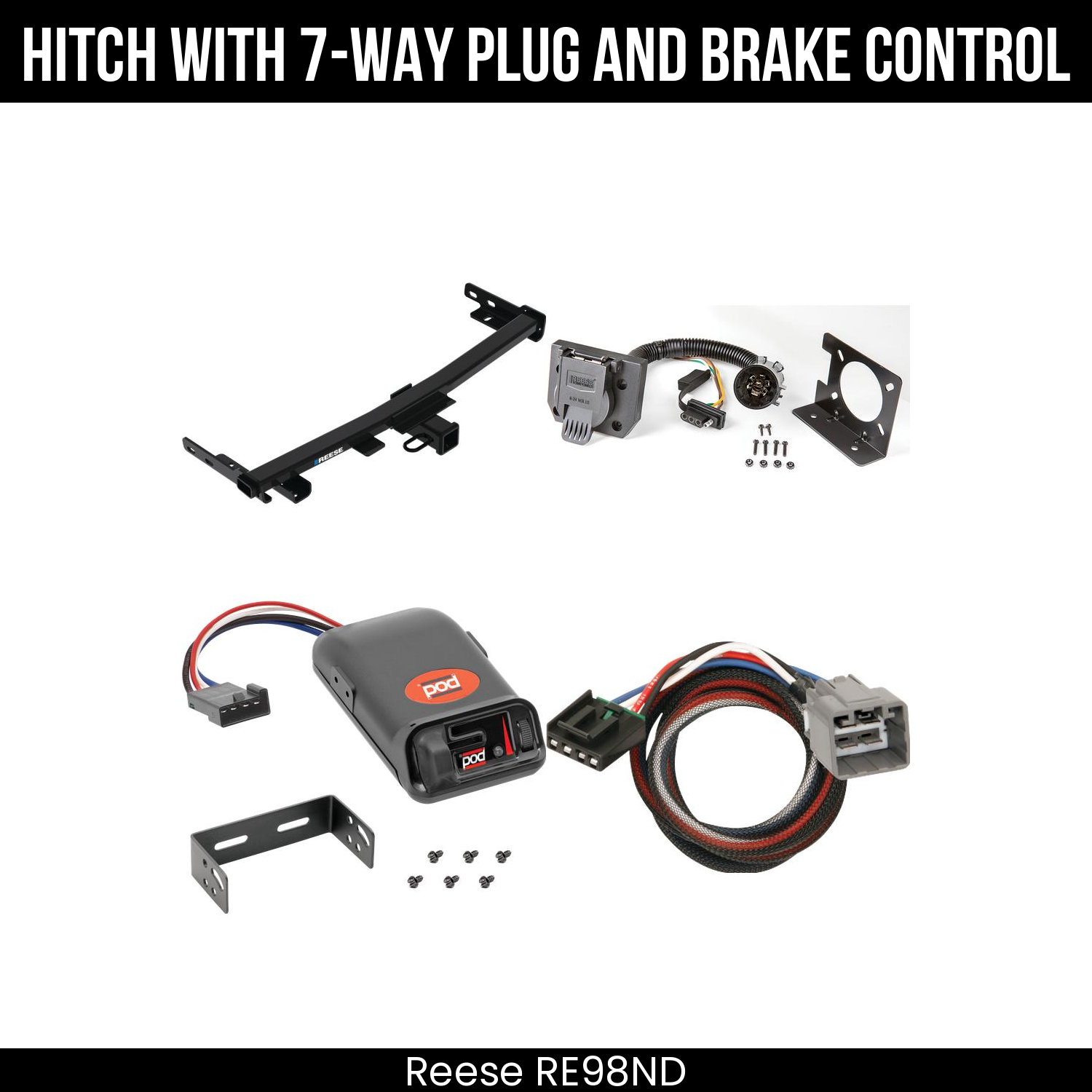 Trailer Hitch , 7-Way , Pro Series POD Brake Control